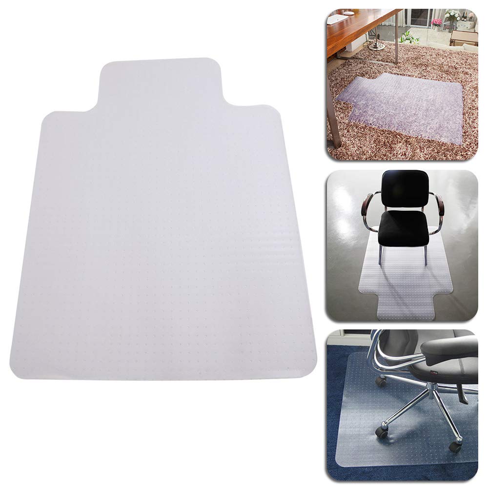 Binlin PVC Matte Chair Mat for Hardwood Floors - 47.24