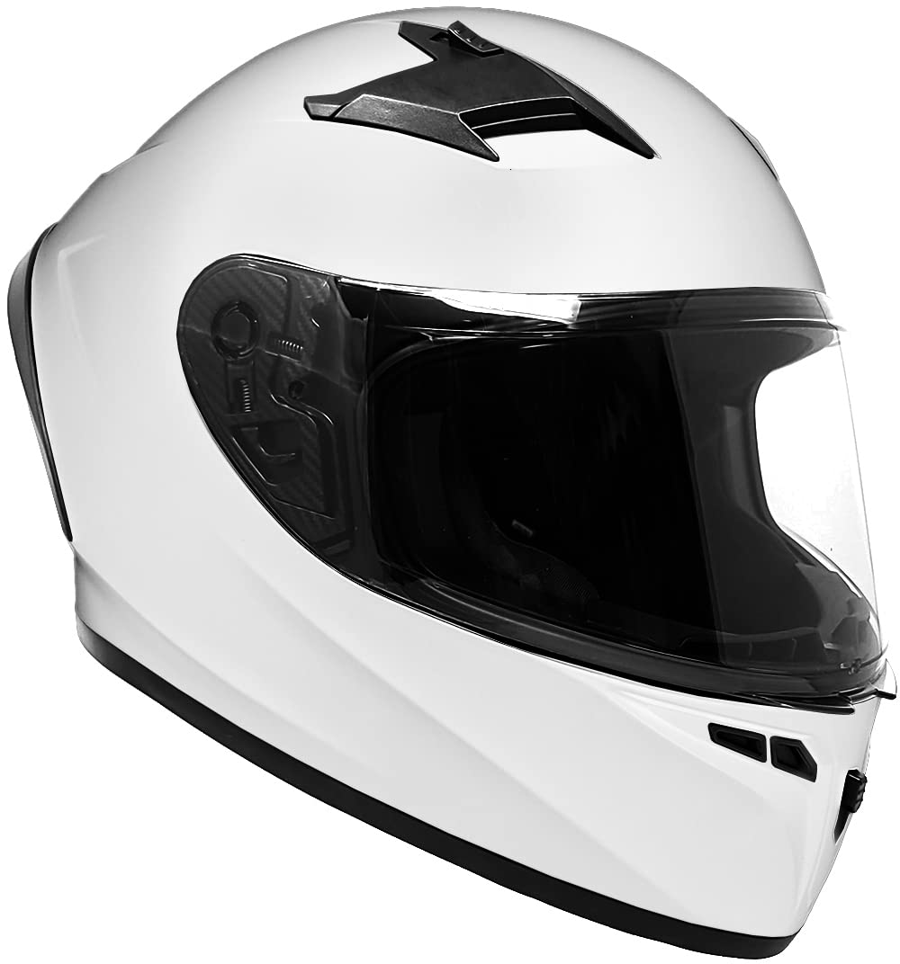 GDM Venom Full Face Motorcycle Helmet - DOT Certified for Safety - Lightweight & Comfortable for Long Rides - Perfect for Street Bikes, Cruisers & Sports Bikes