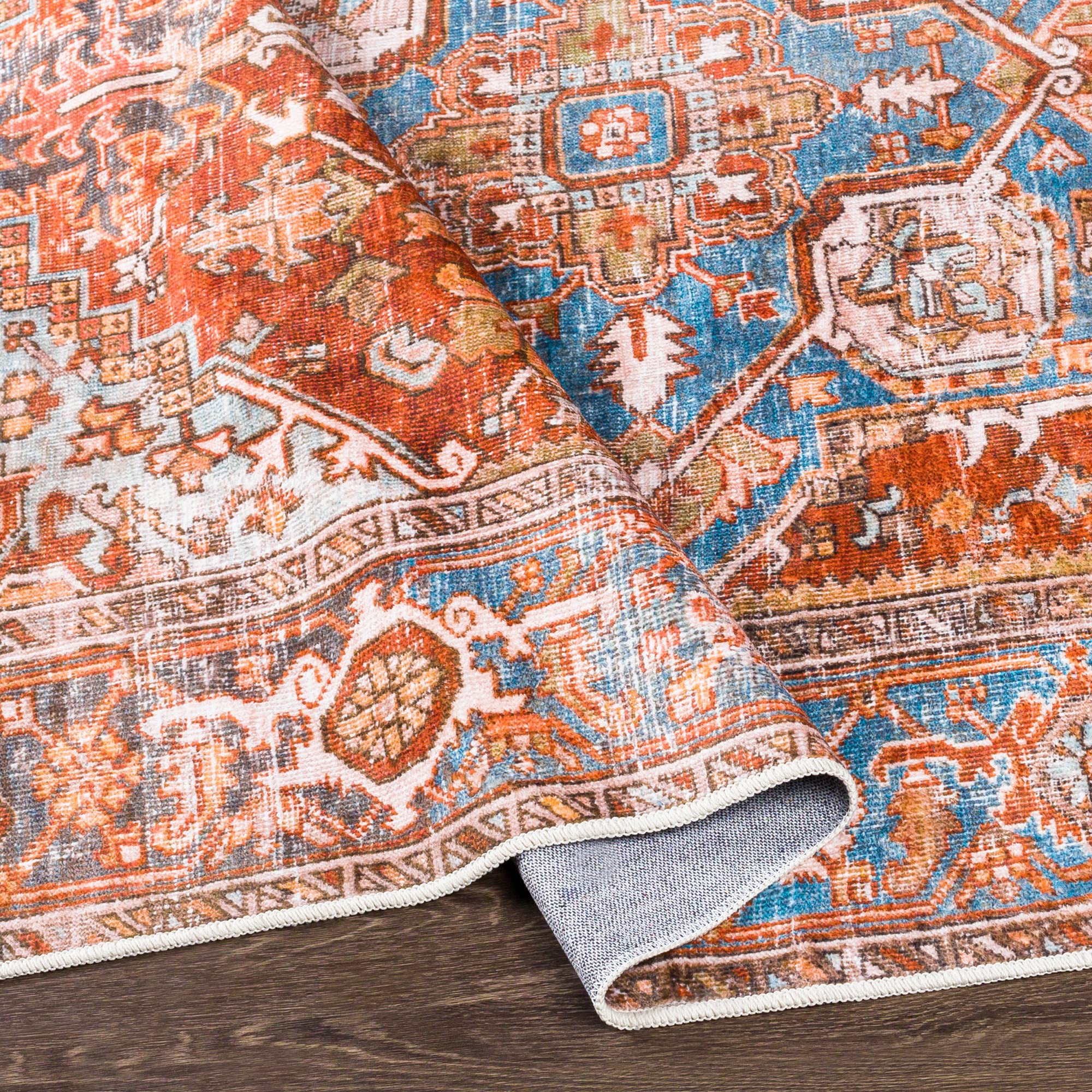 Livabliss Stacia Washable Oriental Area Rug 3'6