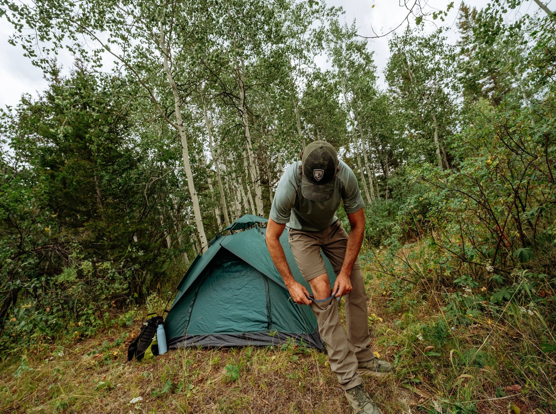 KUHL Renegade Cargo Convertible Pants for Men - Lightweight Quick-Dry Hiking & Outdoor Adventure Pants with Zip-Off Legs