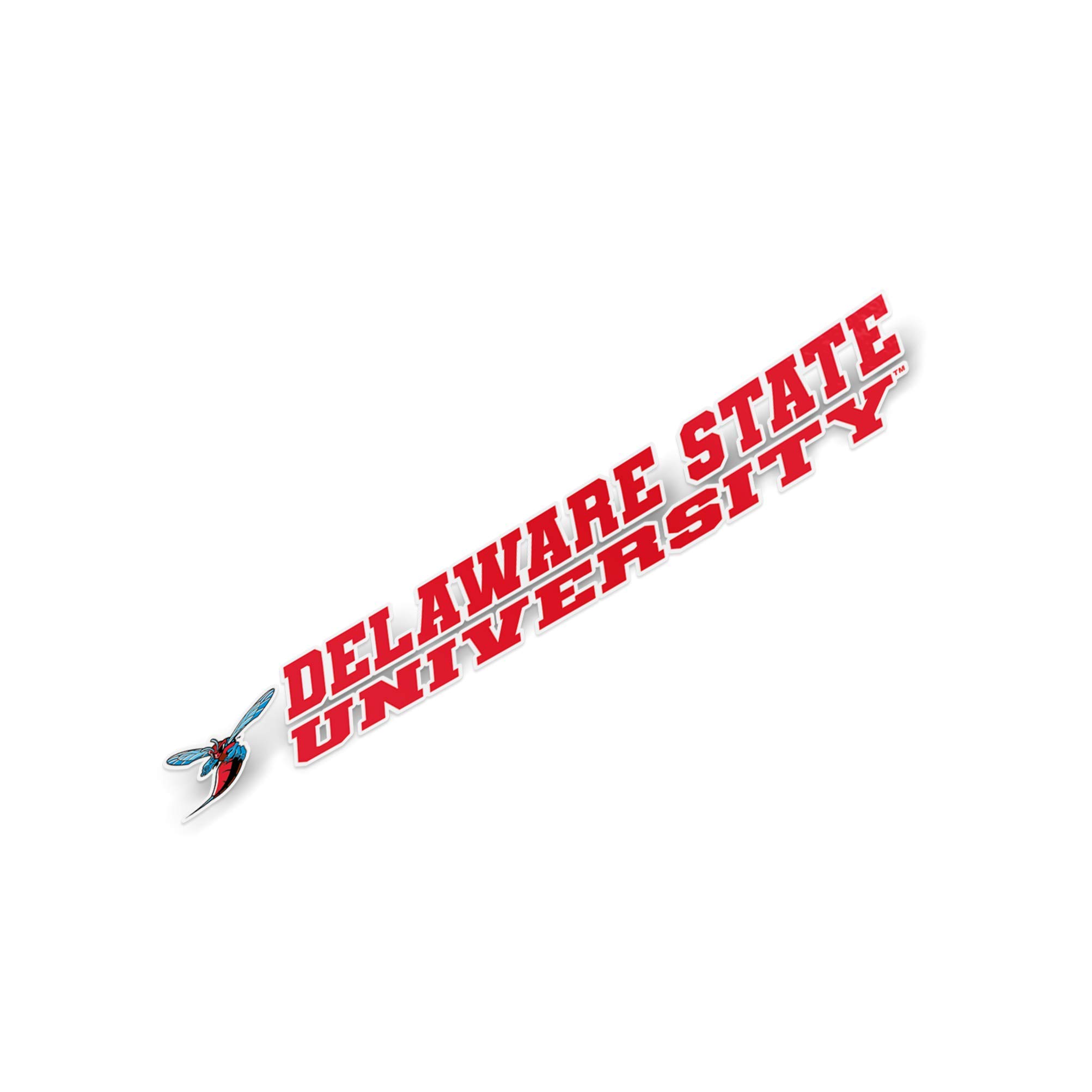 Delaware State University DSU Hornets Logo Vinyl Decal Sticker - 8 Inch Waterproof Cactus Design for Laptop, Water Bottle, Car, Scrapbook - Perfect for College Students, Alumni & Fans