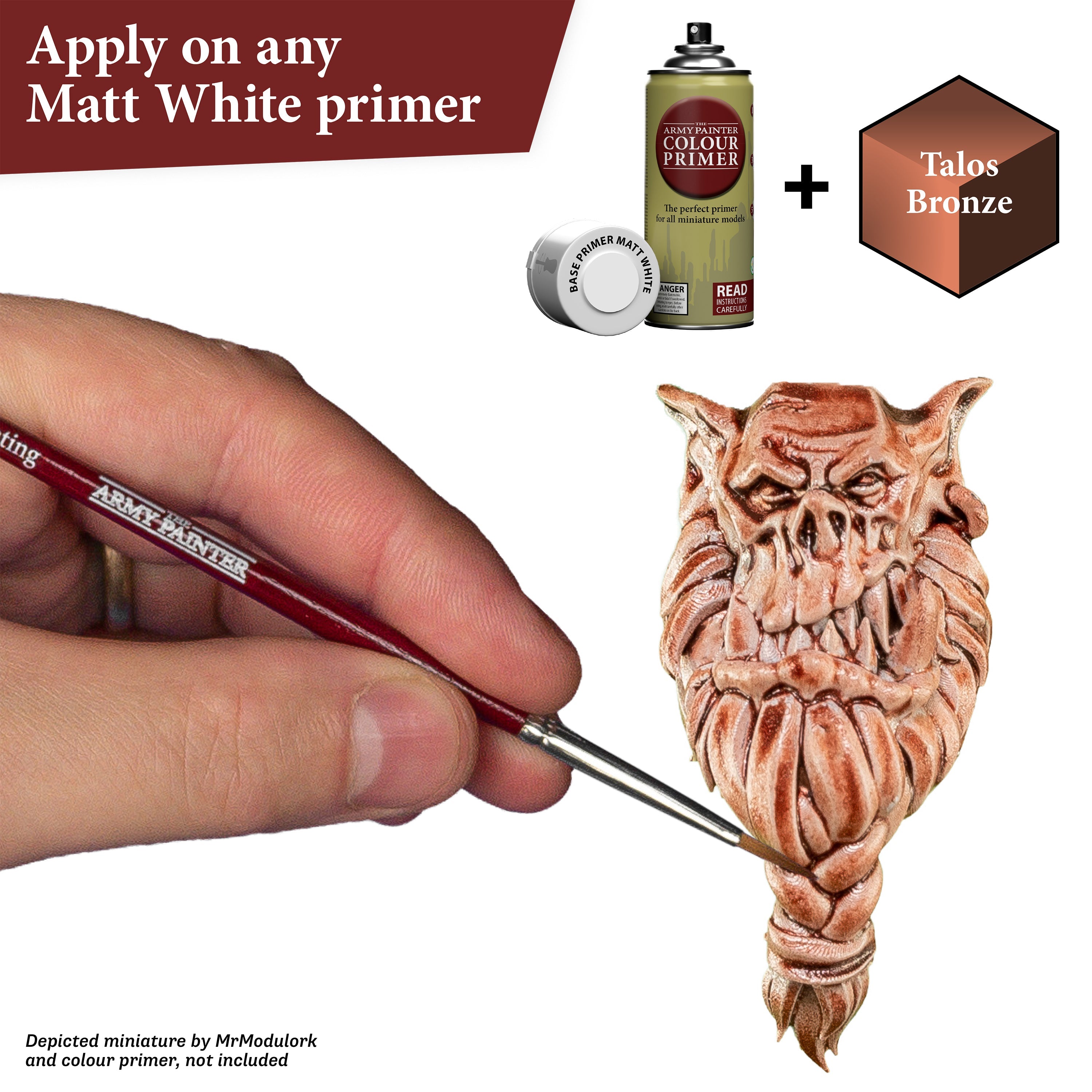 Speedpaint: Talos Bronze Metallic Acrylic Paint - Fast-Drying Art Supplies for Miniatures, Models & DIY Crafts | Perfect for Warhammer, D&D & Tabletop Gaming