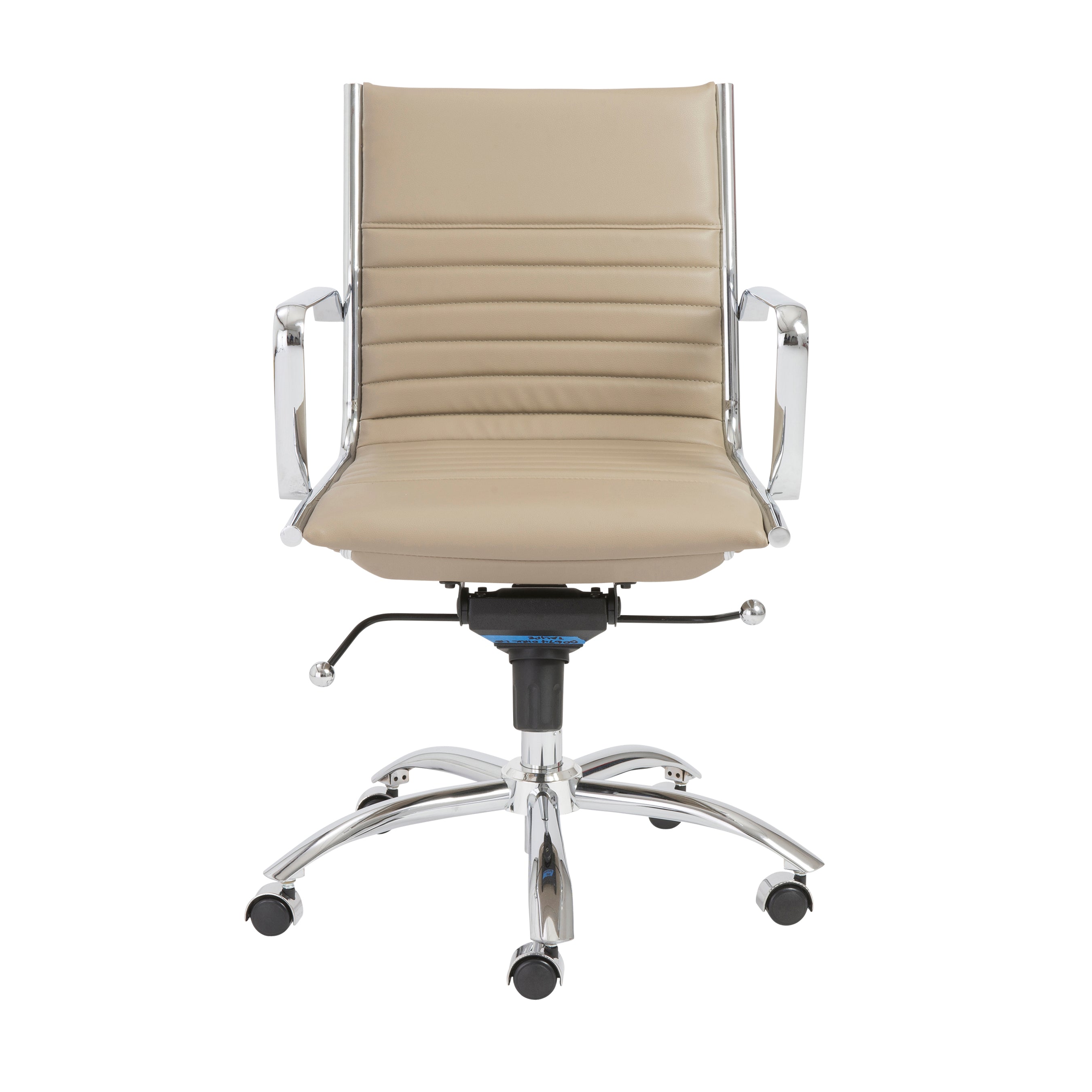 Dirk Low Back Office Chair with Chromed Steel Base - Ergonomic Mesh Desk Chair for Home & Office Workspaces - Perfect for Long Hours of Computer Work, Gaming, and Study Sessions