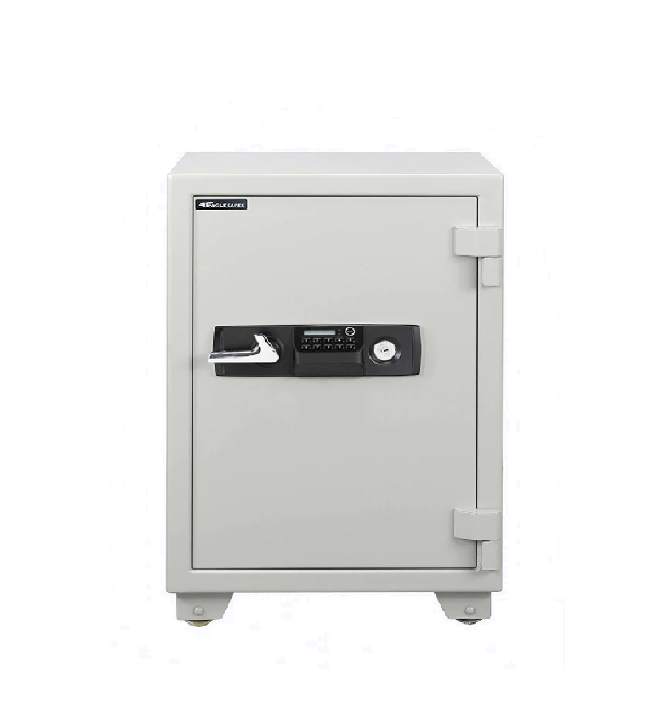 Fireproof Safe Box - Eagle 185Kg Heavy Duty Black Security Safe for Home, Office & Business Use - Fire Resistant & Burglar Proof Safe for Documents, Cash & Valuables