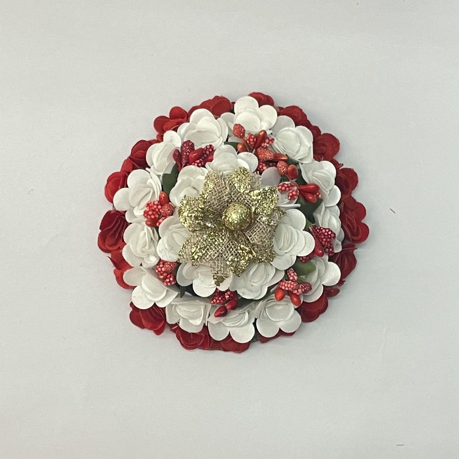 Maahal Bun Juda Maker - Floral Bridal Gajra Hair Accessories for Women & Girls | Multicolor Hair Jewelry | Perfect for Weddings, Parties & Festive Occasions