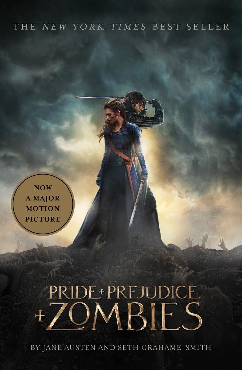 Pride and Prejudice and Zombies Movie Tie-in Edition | Classic Horror Romance Novel | Perfect for Book Clubs & Halloween Reading