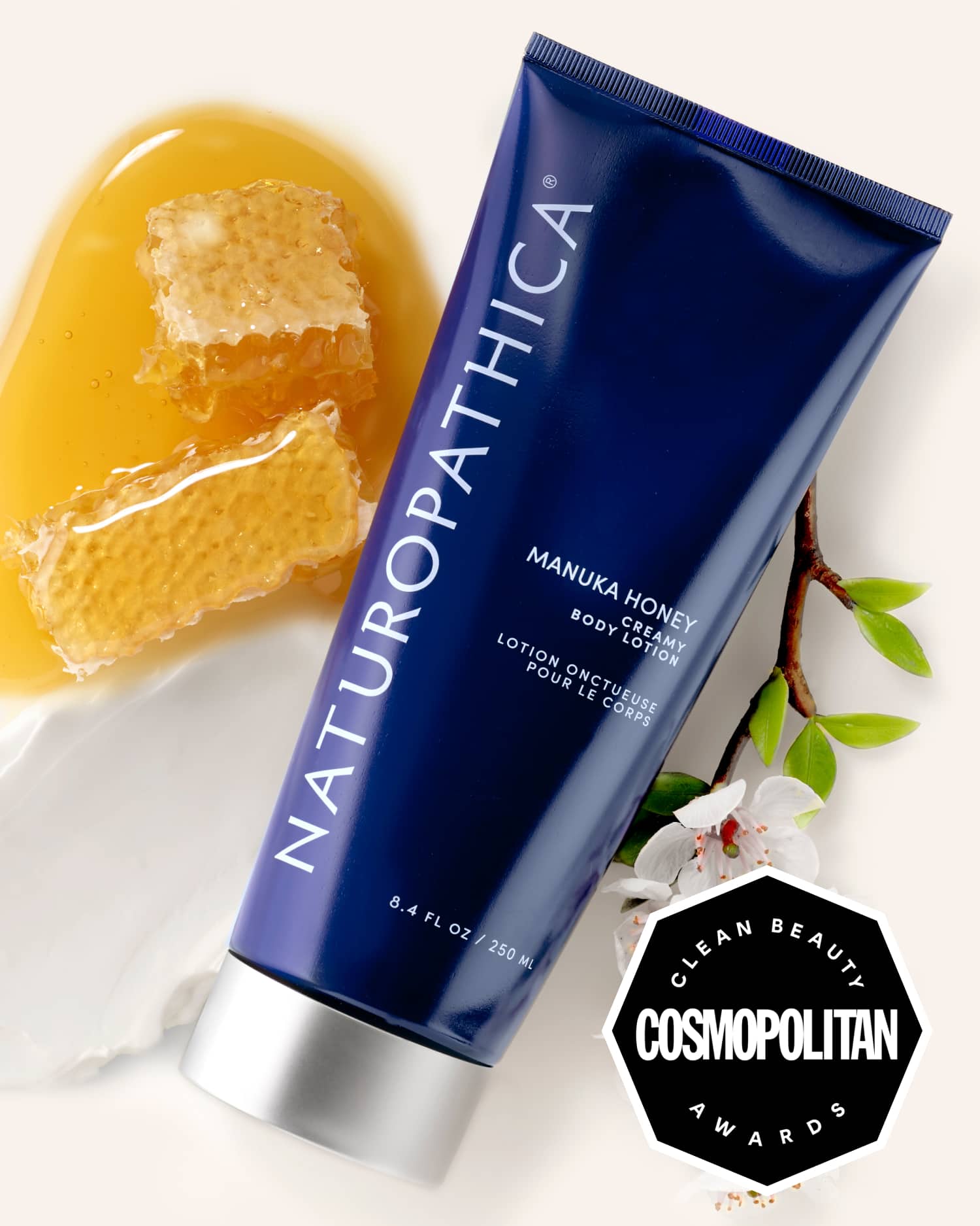 Manuka Honey Creamy Body Lotion - Ultra Hydrating Moisturizer for Dry & Sensitive Skin | Natural Skincare for Daily Use & After Sun Care