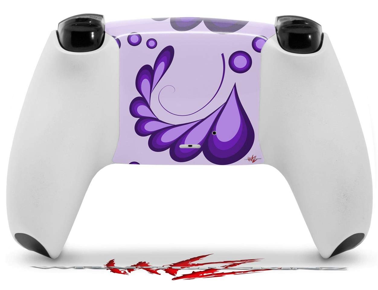 PS5 DualSense Controller Skin Wrap - Petals Purple for Gaming Protection