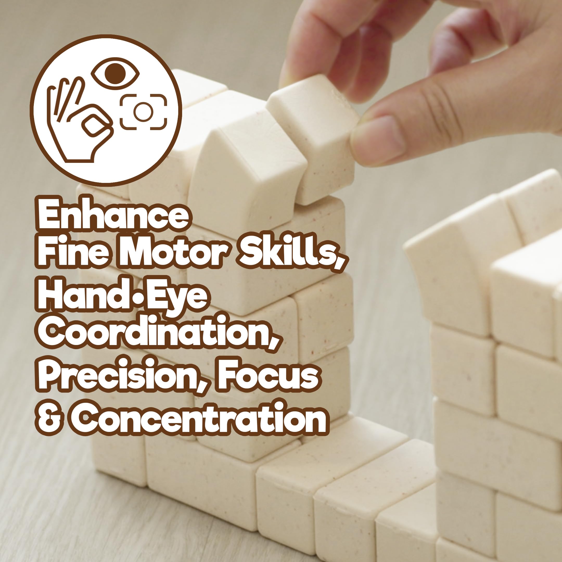 Taksa Toys Roman Arch Building Blocks Set - 69 Premium Pcs & 72 Standard Pcs Montessori Educational STEM Toys for Kids Ages 7+ | Creative Construction, Outdoor Learning & Classroom Activities