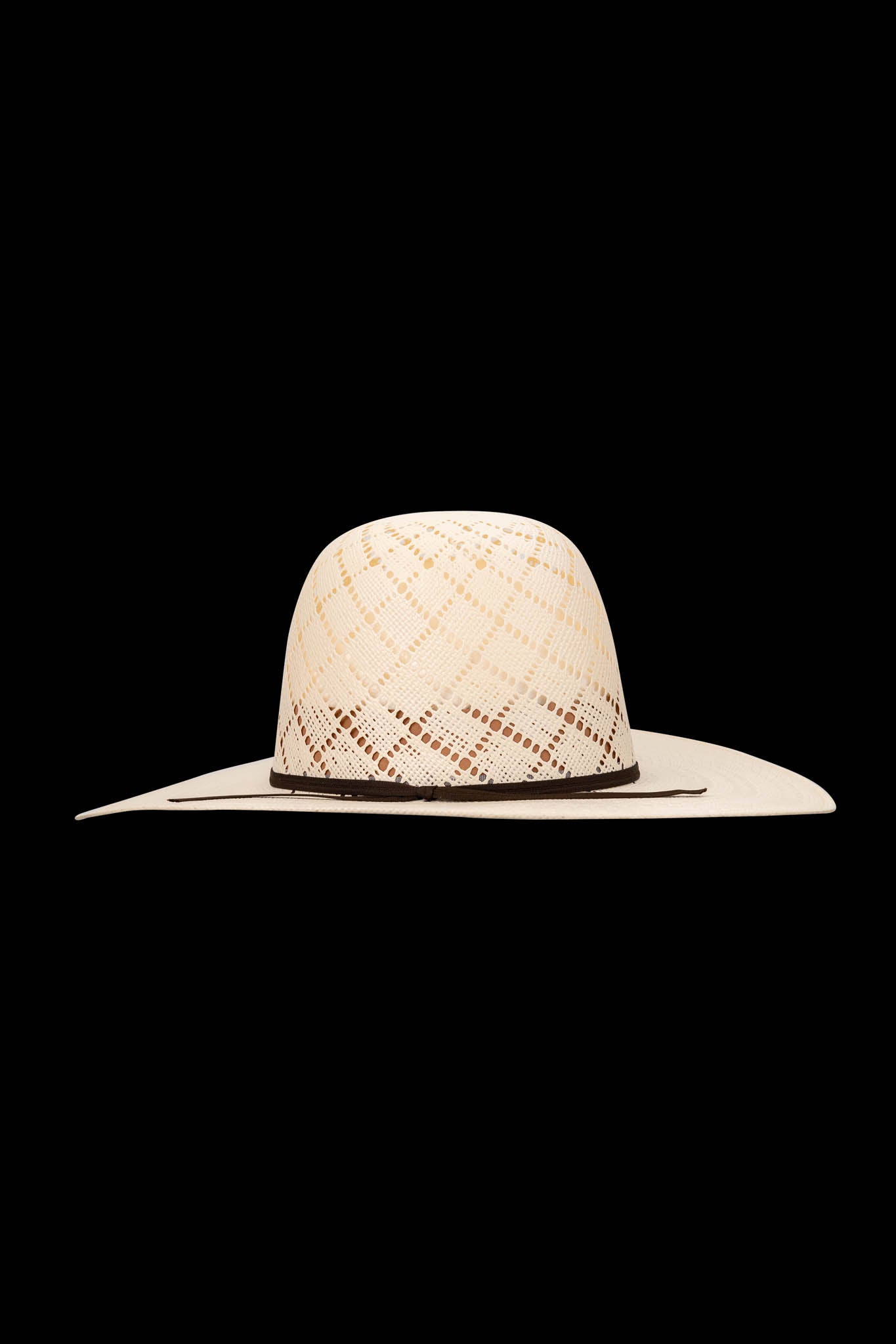 Rock'em 30X Ram Open Crown Straw Hat for Men & Women - Wide Brim Sun Hat for Outdoor, Beach, Gardening, and Summer Activities