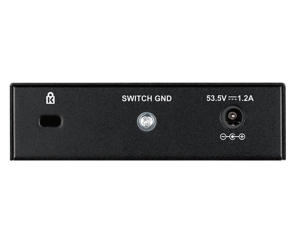 D-Link DGS-1005P 5-Port Gigabit Ethernet Switch with 4 PoE+ Ports (60W) - Plug & Play Network Switch for Home Office, Gaming & Smart Home Devices