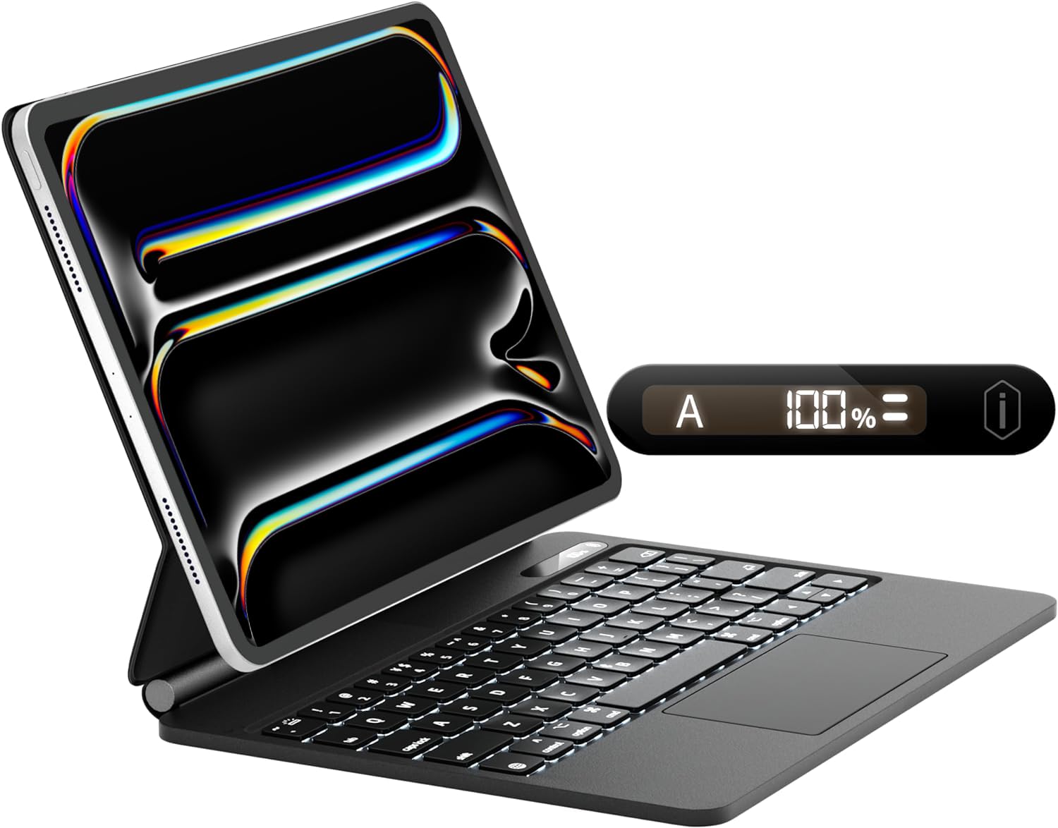 iPad Air 13 Inch Case with Keyboard - Floating Cantilever Stand, Multi-Touch Trackpad, Backlit Magic Keyboard for iPad Air 13