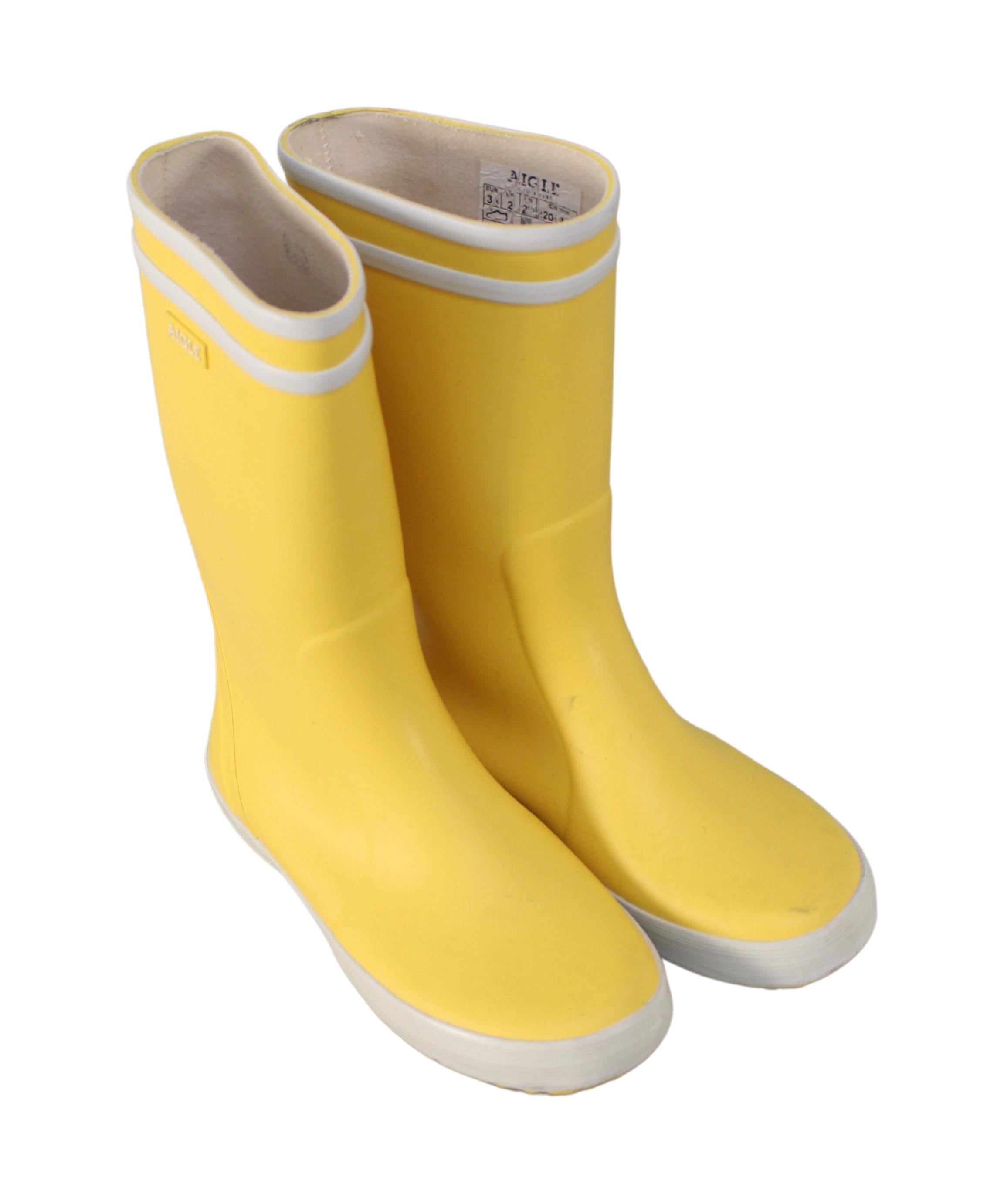 Aigle Waterproof Rain Boots for Kids - Size 9Y 10Y (EU34) - Perfect for Puddle Jumping & Outdoor Adventures