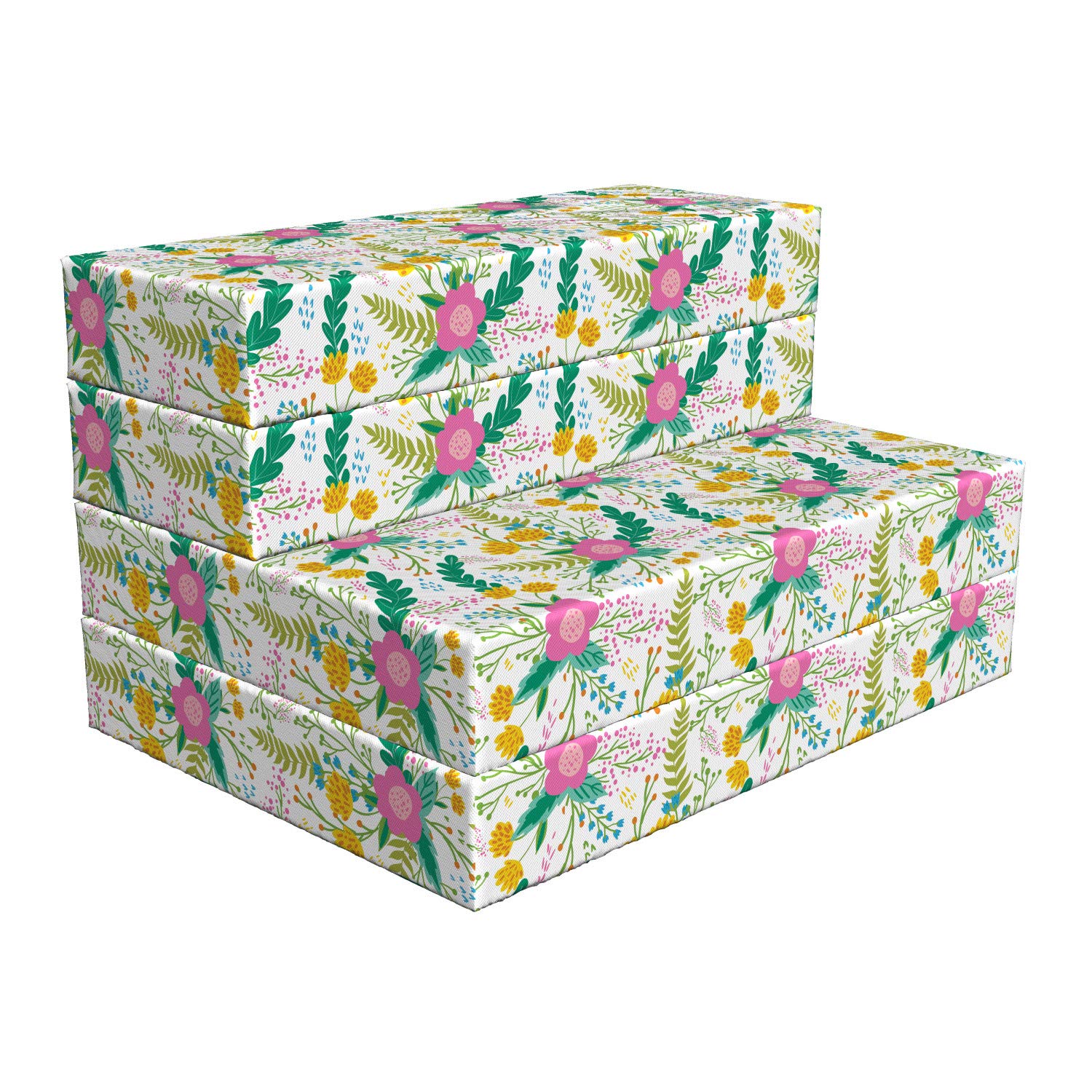Ambesonne Floral Foldable Mattress - 74.8