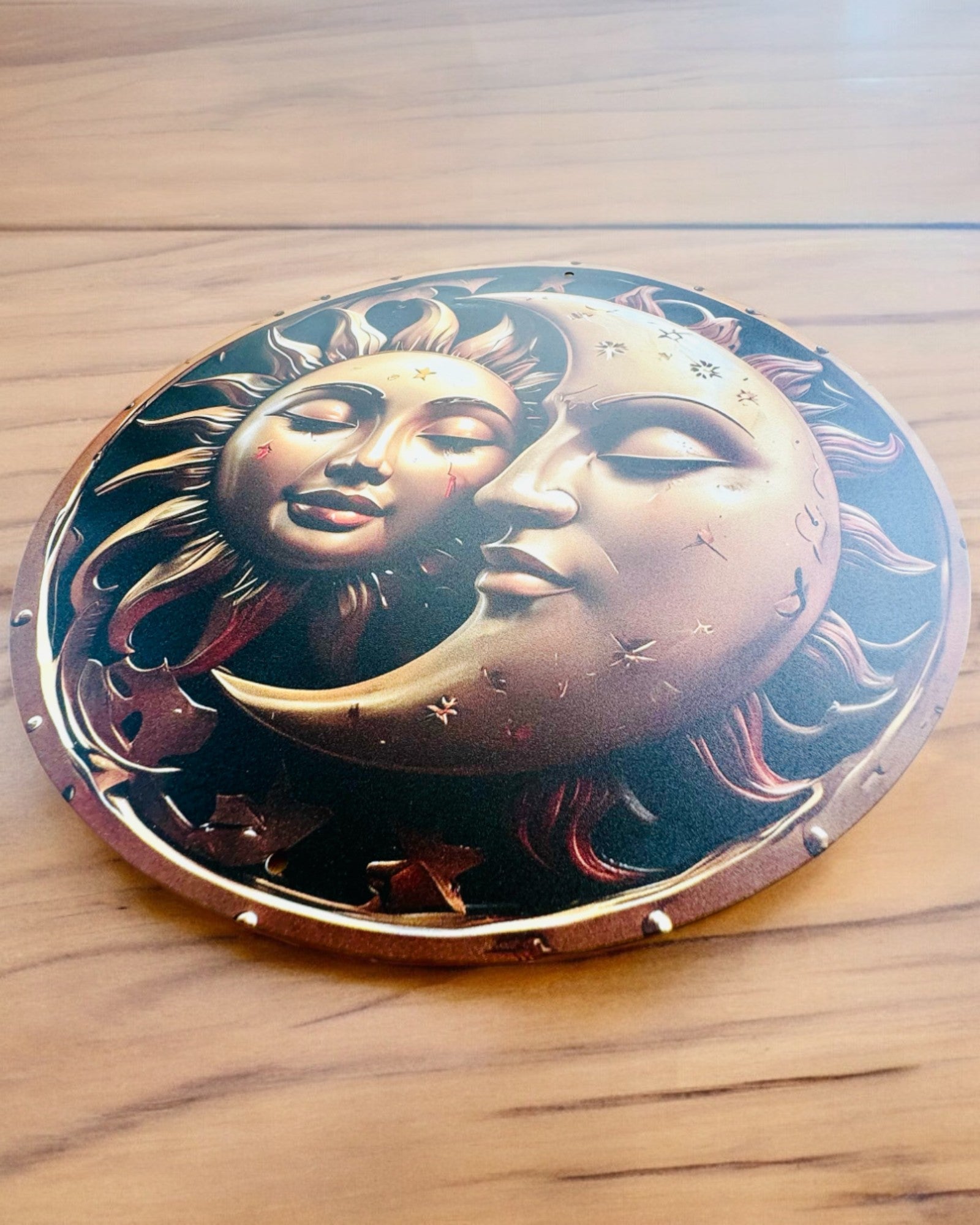 Personalized Engraved Nature Magic Circle Pendant - 3 Unique Designs for Spiritual Jewelry & Gift Giving | Perfect for Meditation, Yoga & Boho Fashion