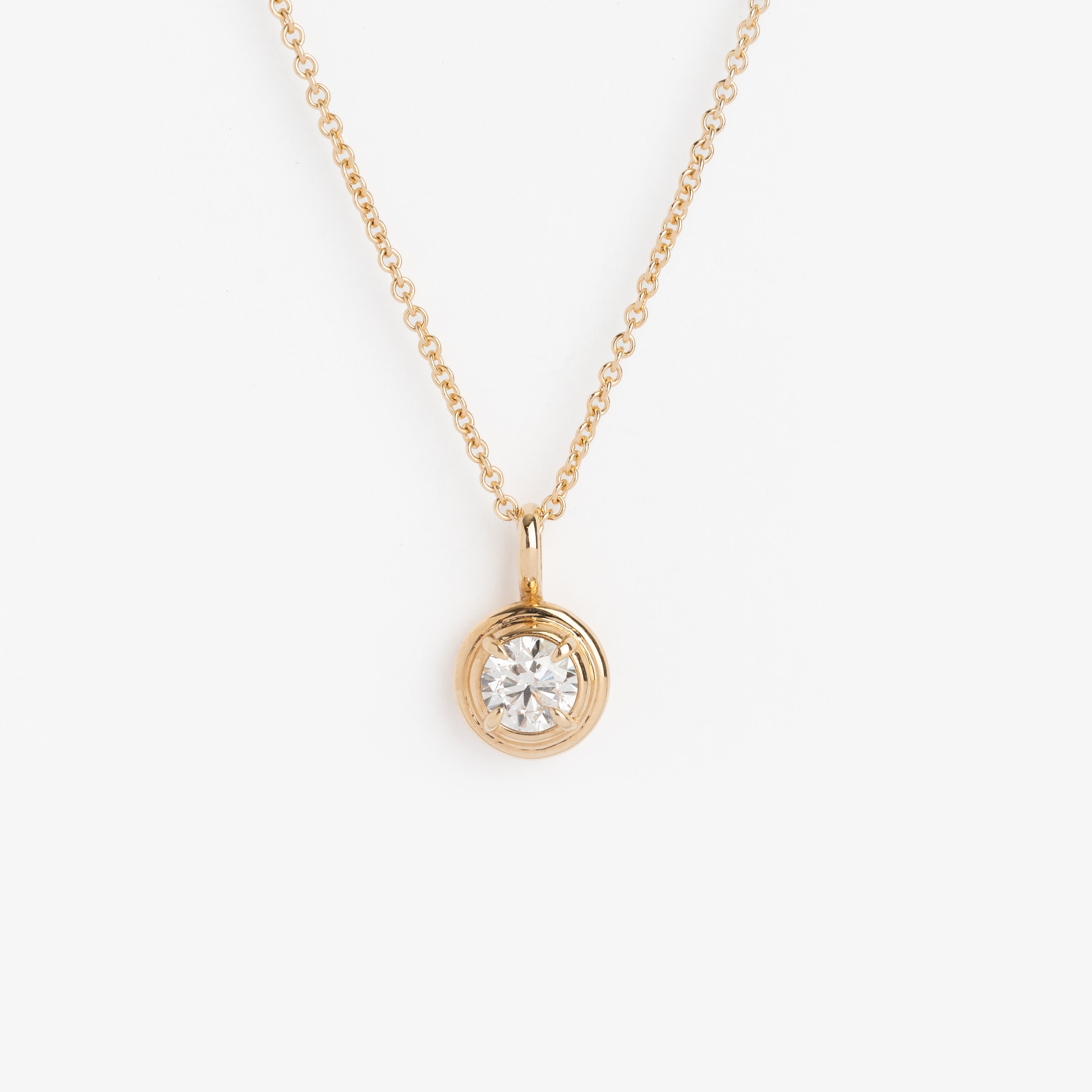 1 Carat Diamond Pendant Necklace - 14K White Gold Solitaire Pendant for Women - Perfect for Anniversary, Wedding & Special Occasion Gifts