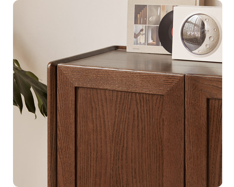 Solid Oak Wood Shoe Storage Cabinet - Large Capacity Entryway Organizer for Shoes, Boots & Accessories | Perfect for Hallway, Closet & Mudroom Organization