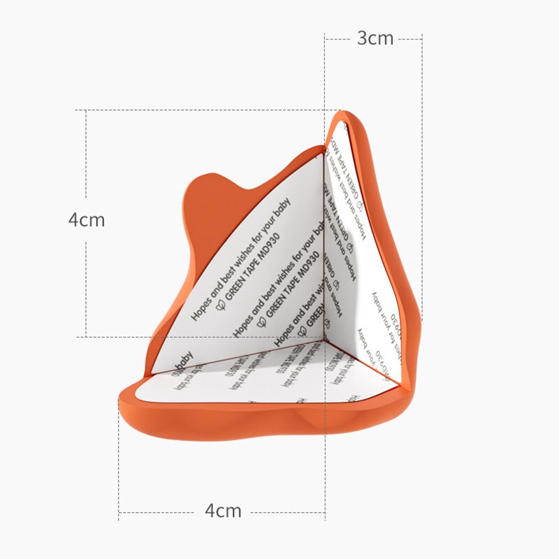 Baby Safety Silicone Table Corner Protectors - Soft Edge Guards for Childproofing Furniture (Ideal for Coffee Tables, TV Stands & Nursery Furniture)