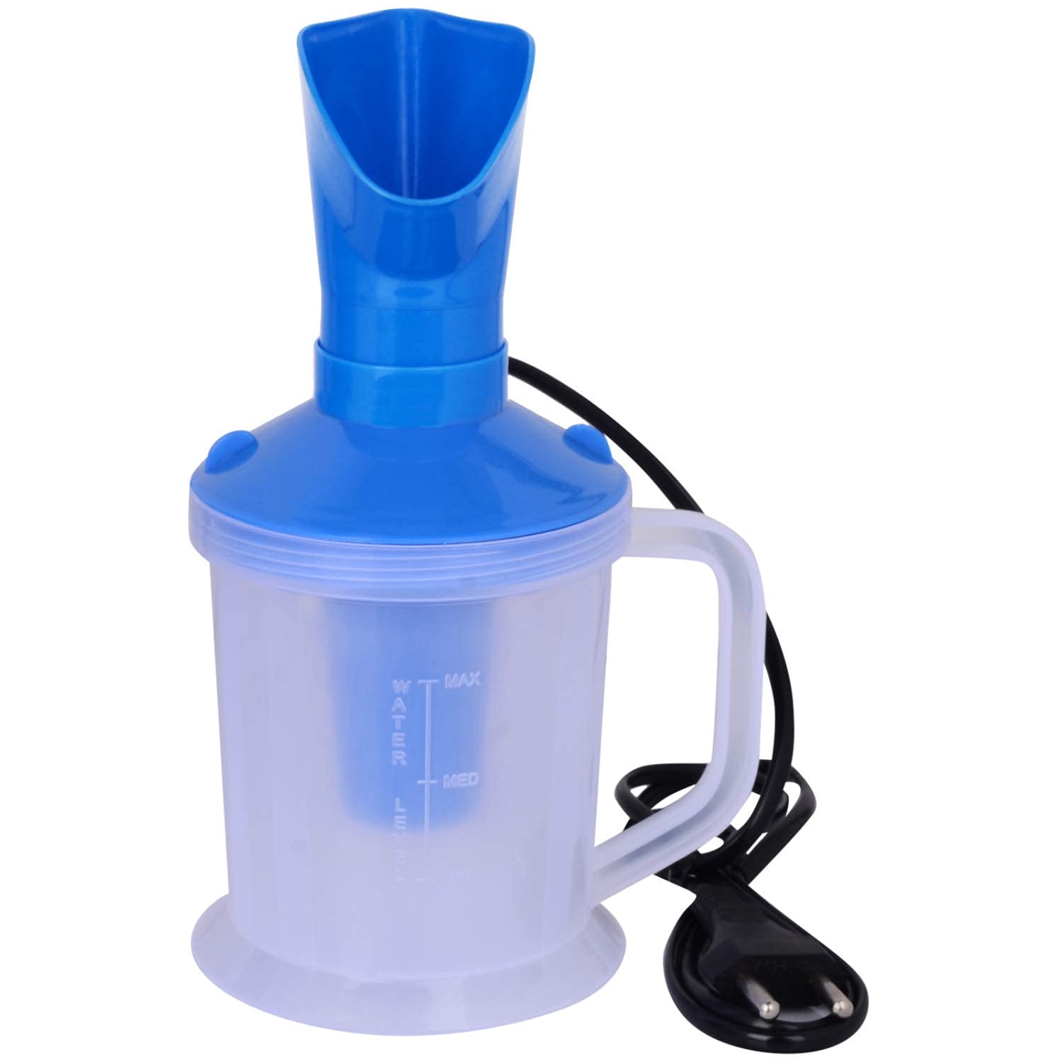 Metal Cloud™ 3-in-1 Steam Inhaler Vaporizer for Cold & Cough Relief | Facial Steamer for Skin Care & Nasal Congestion | Portable Water Vaporizer for Kids & Adults | Perfect for Home Use, Travel & Spa Treatments