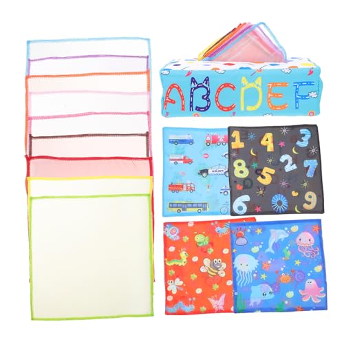 KONTONTY Montessori Sensory Toys for Toddlers - 1 Set Calming Paper Box Playset, Kids Cognition & Learning Toys for Babies & Preschoolers | Perfect for Stress Relief, Early Education & Sensory Development