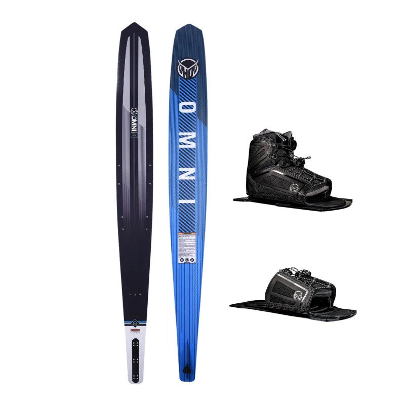 HO Sports Omni Wide Water Ski with Stance 110/ARTP Bindings 2025 - Premium Performance Water Skis for Adults & Professionals - Perfect for Lakes, Rivers & Competitive Water Skiing