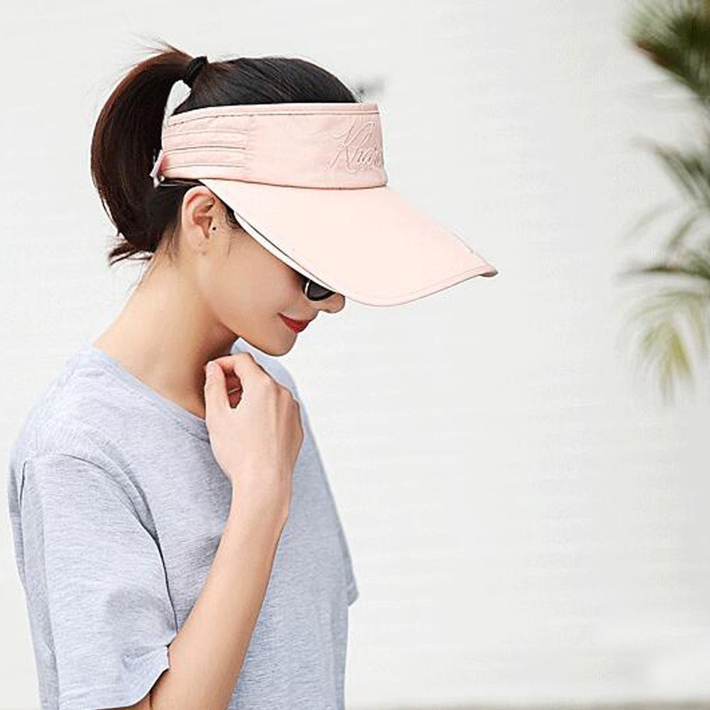 YEKEYI UPF 50+ Sun Hat for Women & Men - Wide Brim Retractable Visor Baseball Cap with UV Protection - Perfect for Beach, Fishing, Hiking & Outdoor Activities