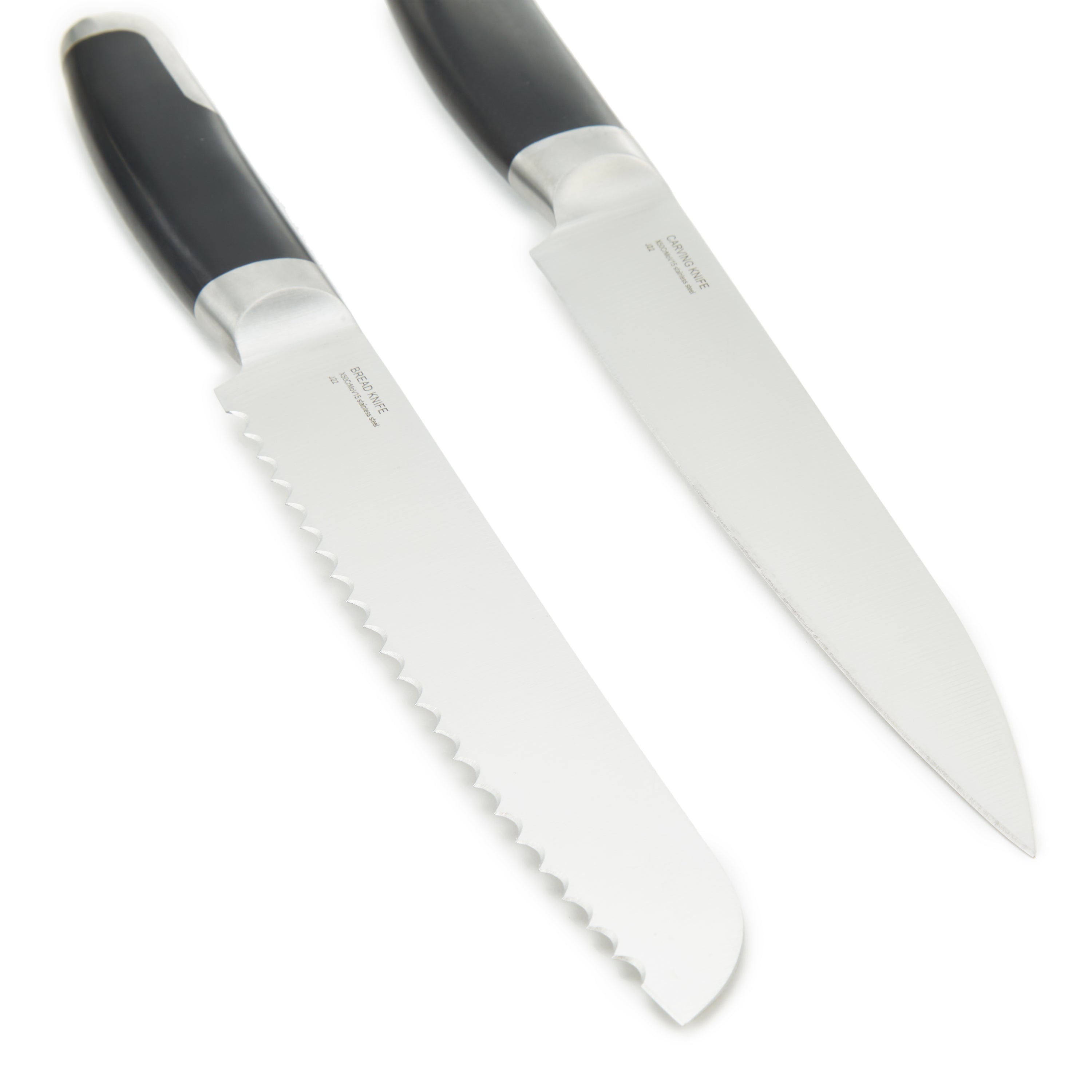 BergHOFF Leo Graphite 3-Piece Stainless Steel Forged Cutlery Set - Black Knife, Fork & Spoon for Dining, Kitchen & Gifting | Durable & Stylish Flatware for Everyday Use & Special Occasions