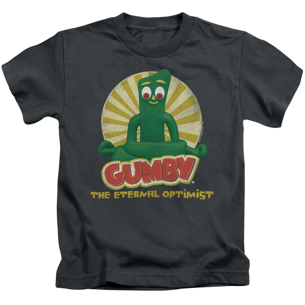 Gumby Optimist Unisex Youth T-Shirt for Kids - Comfortable Cotton Tee for Boys & Girls - Perfect for School, Playdates & Family Outings