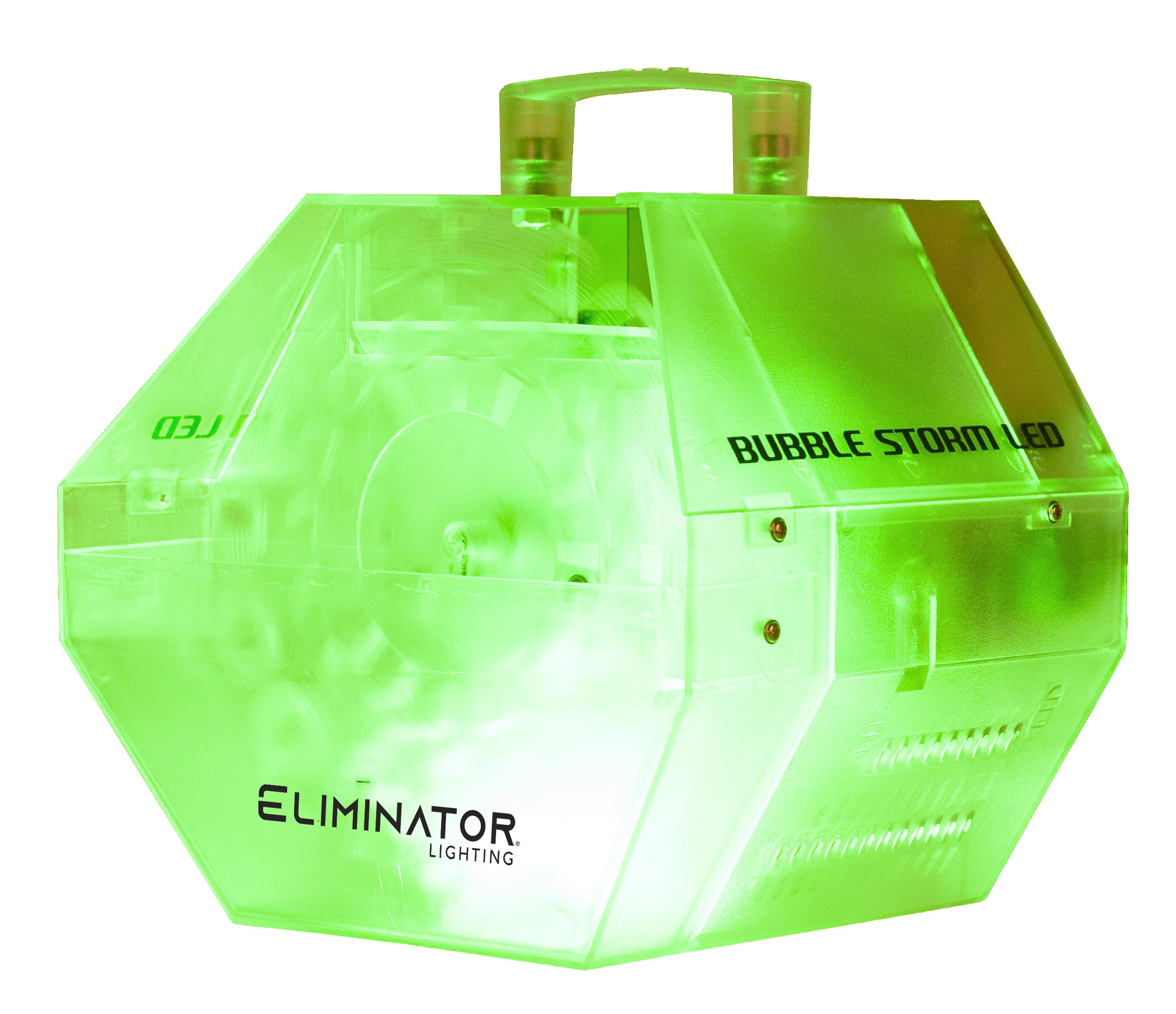 Eliminator Lighting Bubble Machine (Bubblestorm LED) - High-Output Party Bubble Blower for DJ Events, Weddings & Outdoor Gatherings