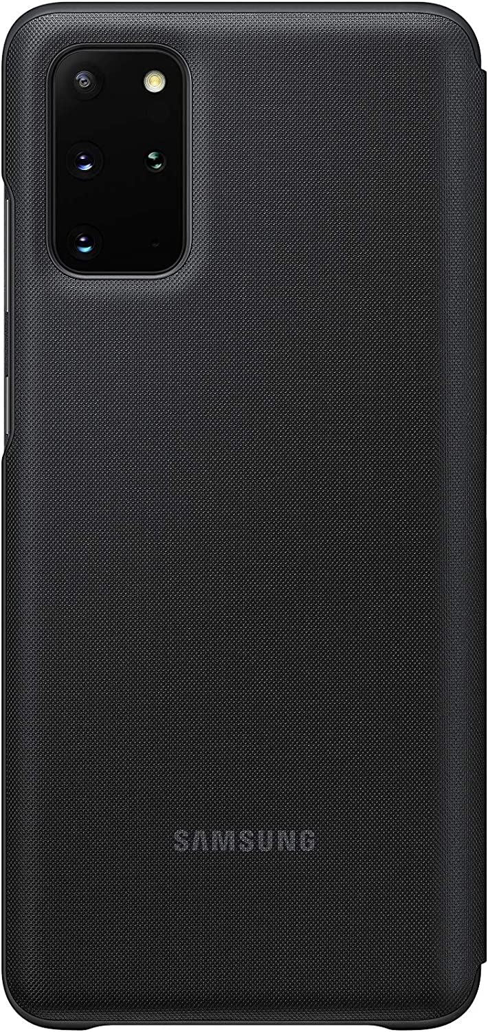 Samsung Galaxy S20 Plus LED View Cover Case - Black Protective Phone Cover with Smart LED Display | Perfect for Business, Travel & Everyday Use