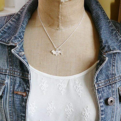 925 Sterling Silver Basset Hound Dog Charm Necklace - Cute Puppy Pendant Jewelry Gift for Women - Perfect for Pet Lovers, Birthday & Anniversary Gifts