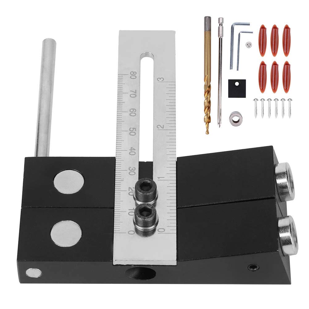 Woodworking Punch Locator Tool - Precise Hole Positioner for DIY Furniture Making & Home Renovation Projects (Ideal for Cabinet Hinges, Shelf Installation & Wood Joinery)