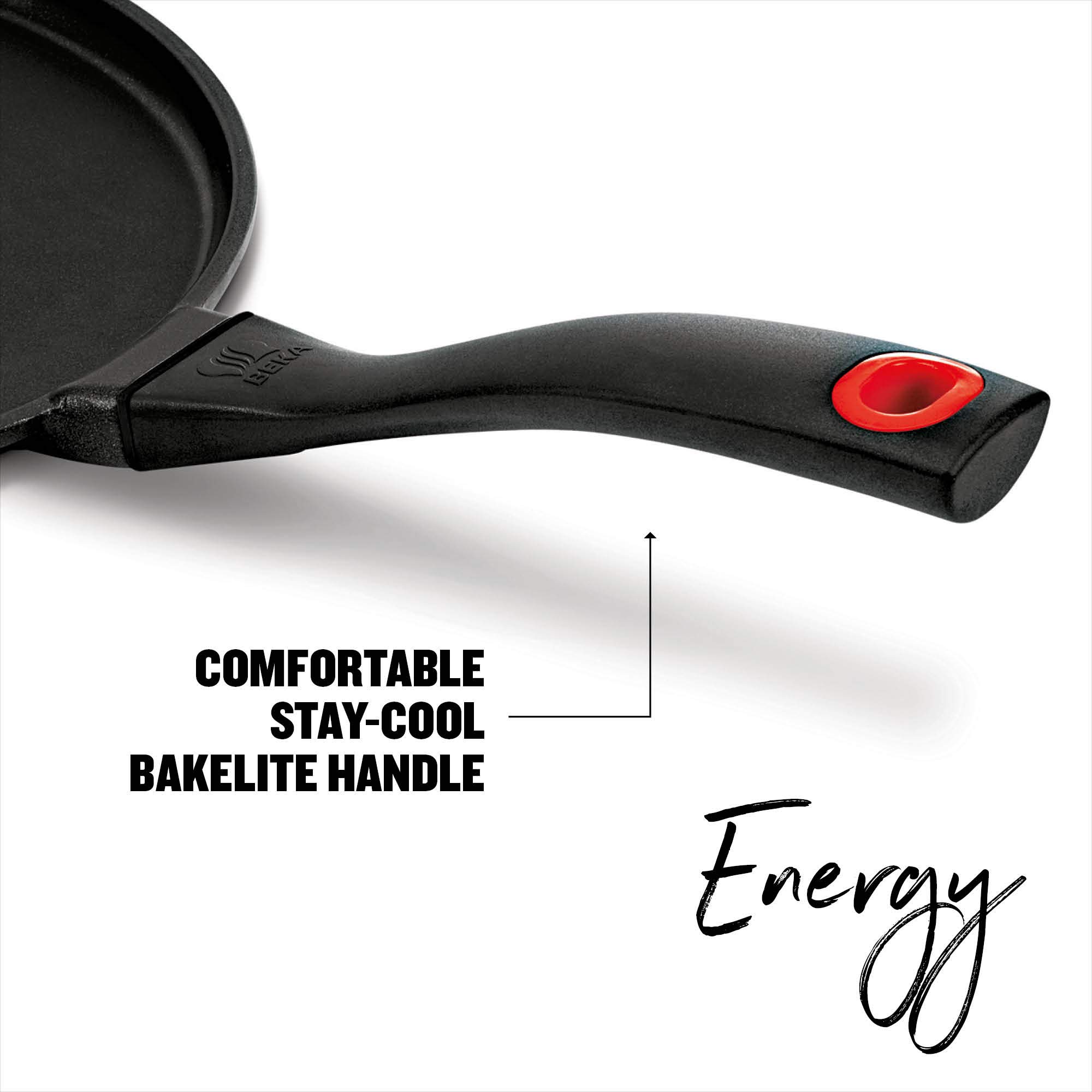 Beka Energy 28cm Aluminum Non-Stick Pancake Pan - Perfect for Fluffy Pancakes, Crepes & Breakfast Cooking | Dishwasher Safe & Even Heat Distribution