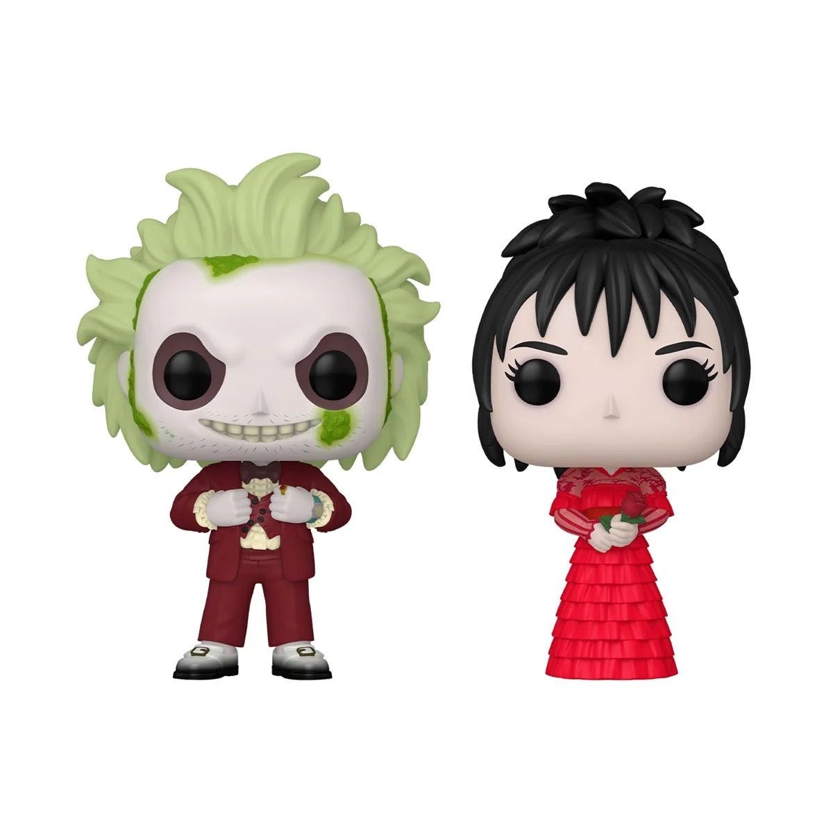 Beetlejuice 2 Beetlejuice & Lydia Deetz Funko Pop! Vinyl Figures 2-Pack Set - Perfect for Movie Fans, Collectors, and Gift Giving