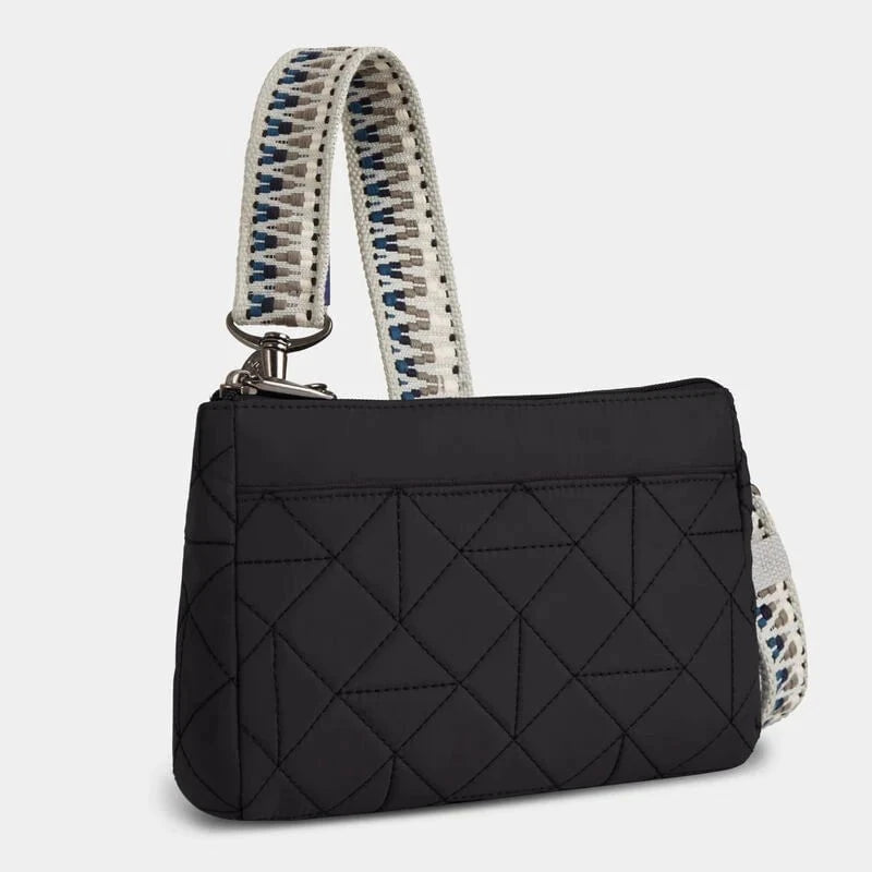 Travelon Anti-Theft Boho Clutch Crossbody Bag for Women | RFID Blocking & Secure Zipper | Perfect for Travel, Shopping & Night Out