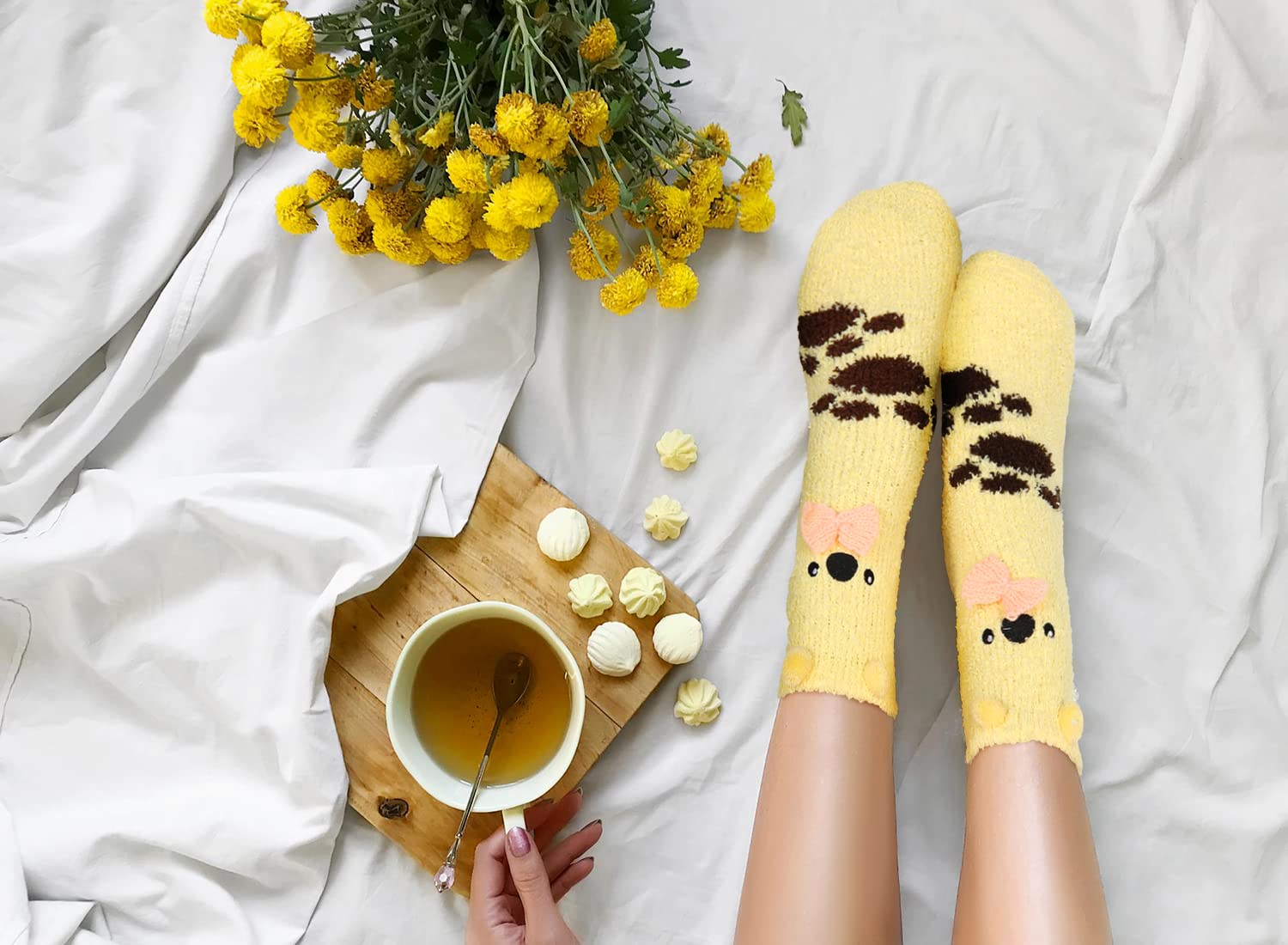 Benefeet Fuzzy Socks for Women - Warm Winter Slipper Socks for Cozy Indoor Wear