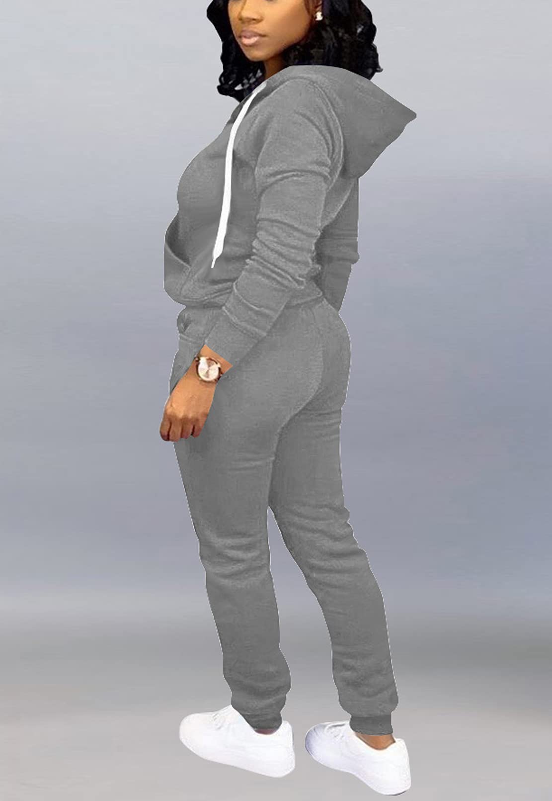 Mrskoala Women's 2-Piece Tracksuit Set - Soft Sweatpants & Hoodie Jogging Suit for Workout, Lounge & Running with Pockets - Perfect for Gym, Yoga & Casual Wear