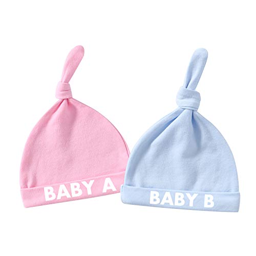 Pink Blue Baby Hat