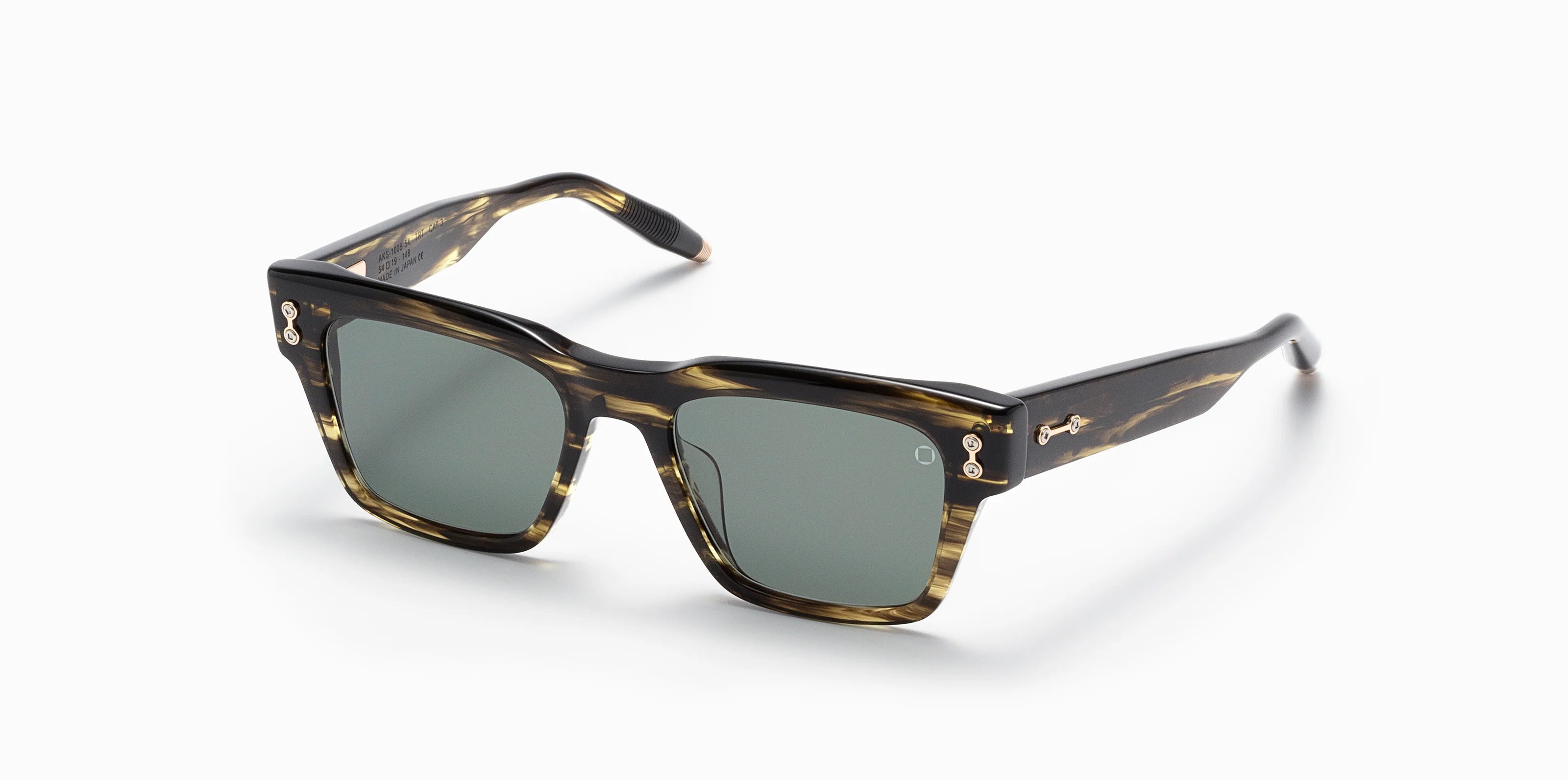 Akoni Columba AKS 100B Tortoise Shell Pattern Sunglasses - UV Protection Polarized Lenses for Men & Women - Perfect for Driving, Beach, and Outdoor Activities