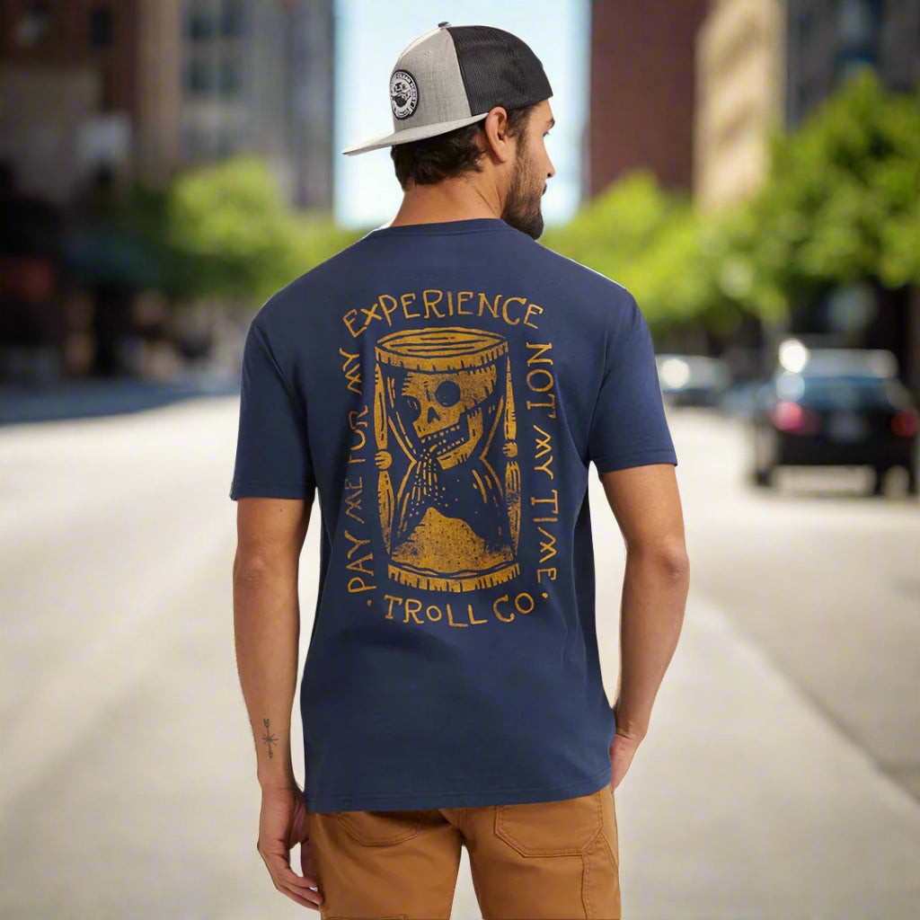 DHCM Men's Pay Time Graphic T-Shirt - Casual Cotton Tee for Everyday Wear, Street Style & Outfits