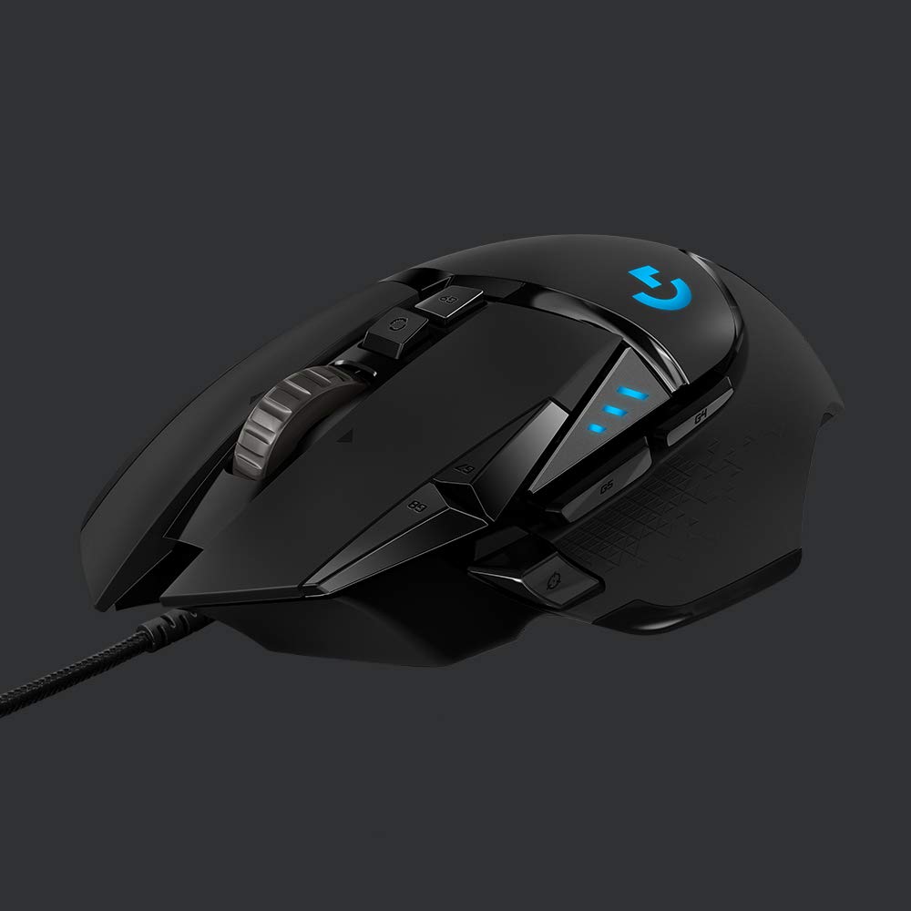 Logitech G935 Wireless Gaming Headset & G502 Hero Gaming Mouse Combo - Black | PC, PS4, Xbox, Nintendo Switch | Immersive Sound & Precision Control for Gaming & Streaming