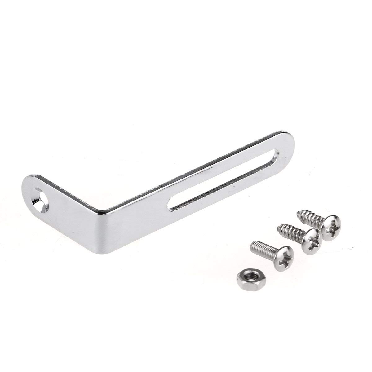 Universal Guitar Pickguard Bracket - Nickel Plated Les Paul Style Pickguard Support for Electric Guitars | Perfect for DIY Guitar Repair & Customization