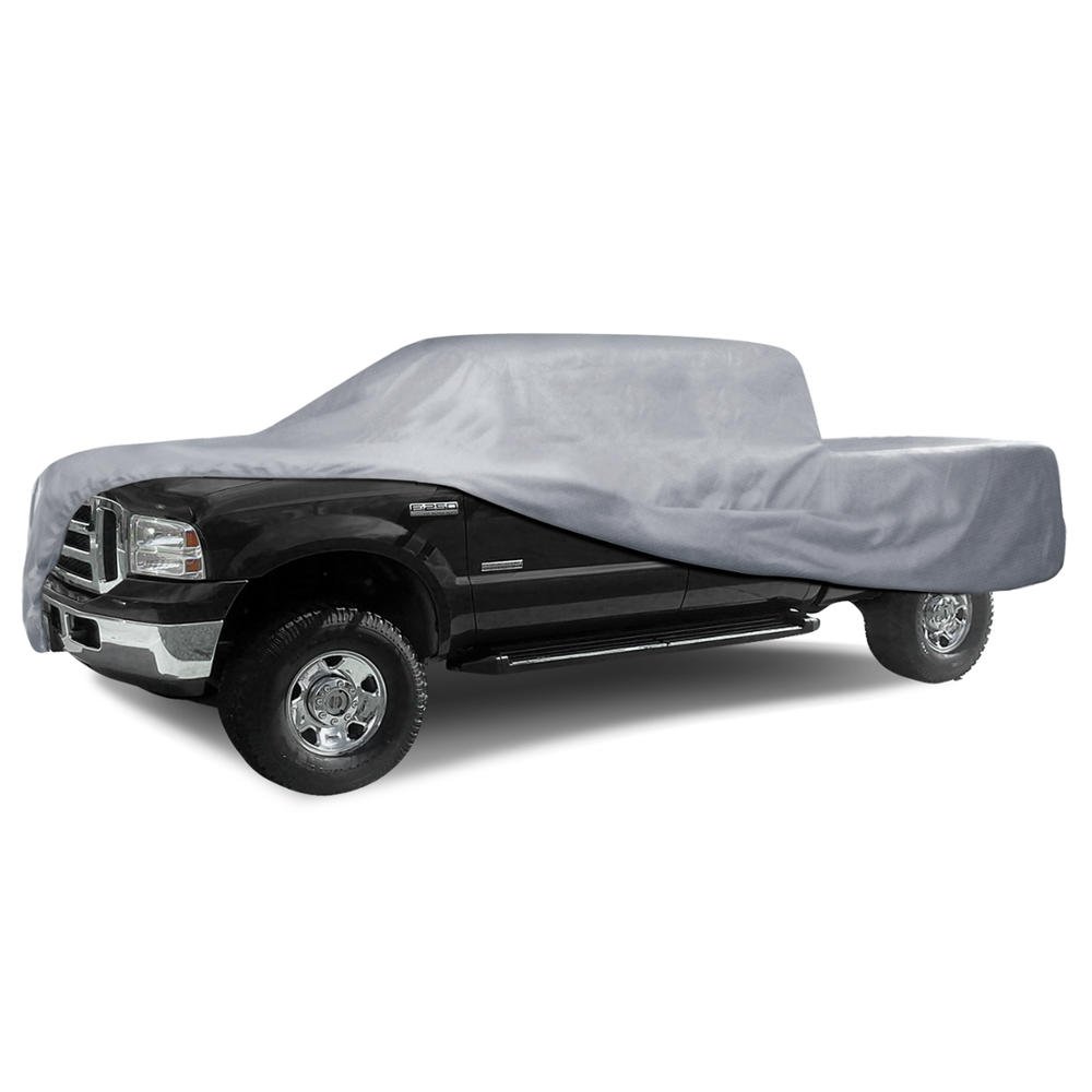 Motor Trend Premium All-Weather Waterproof Truck Cover - Heavy Duty Outdoor Protection for Pickup Trucks (Ideal for Snow, Rain, Sun Protection & Long-Term Vehicle Storage)