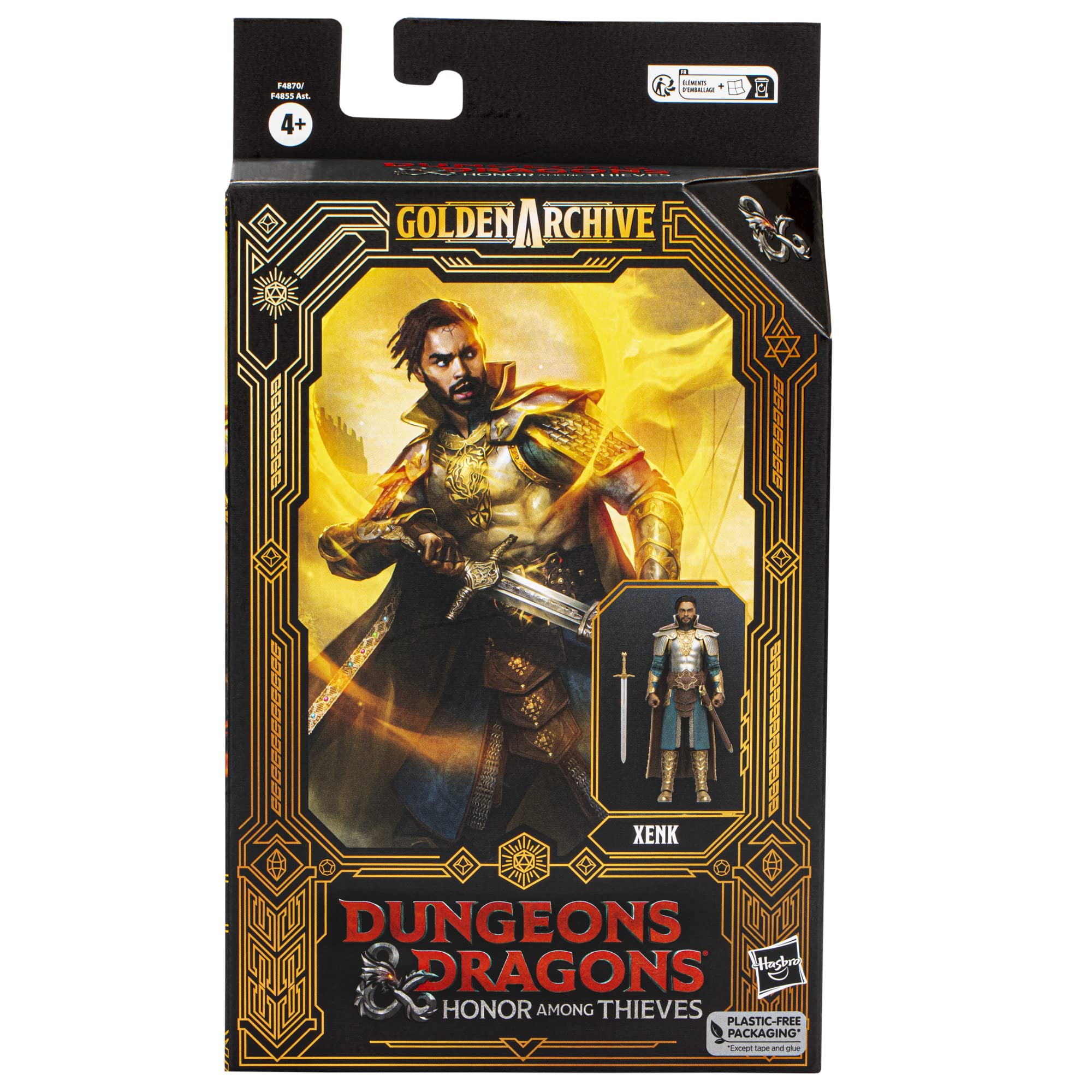 Dungeons & Dragons Golden Archive Xenk Action Figure - Collectible D&D Character Toy for Role-Playing Games, Display & Gift - Perfect for Tabletop RPG Enthusiasts & Fantasy Decor