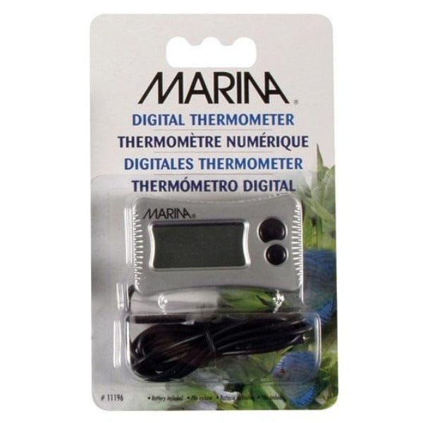 Marina Digital Thermometer - Accurate Water Temperature Gauge for Aquariums, Fish Tanks & Pools | LCD Display, Fast Reading | Perfect for Home, Office & Outdoor Use