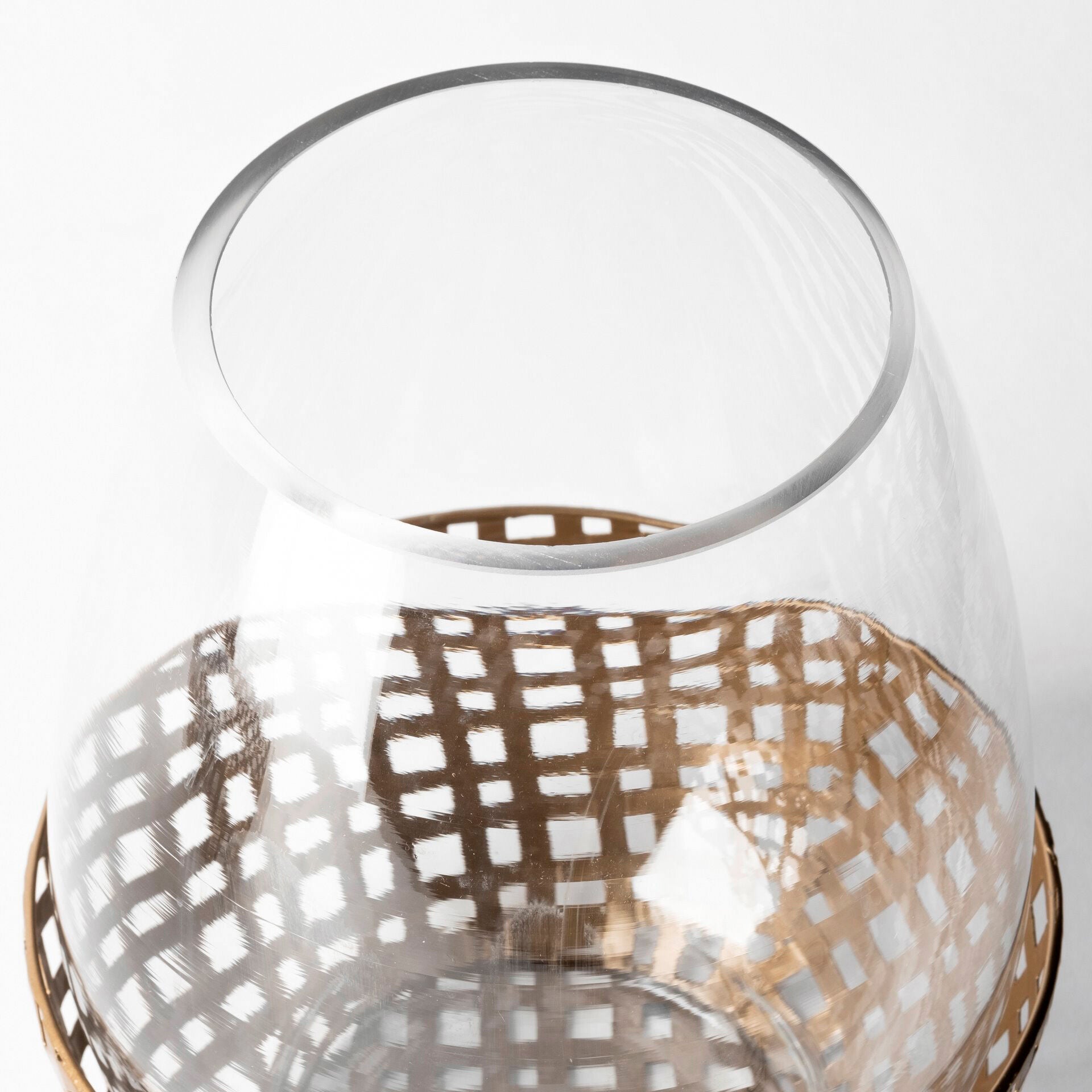 Elegant Reena Small Candle Holder - Decorative Glass Tealight Holder for Home Decor, Wedding Centerpieces & Romantic Ambiance