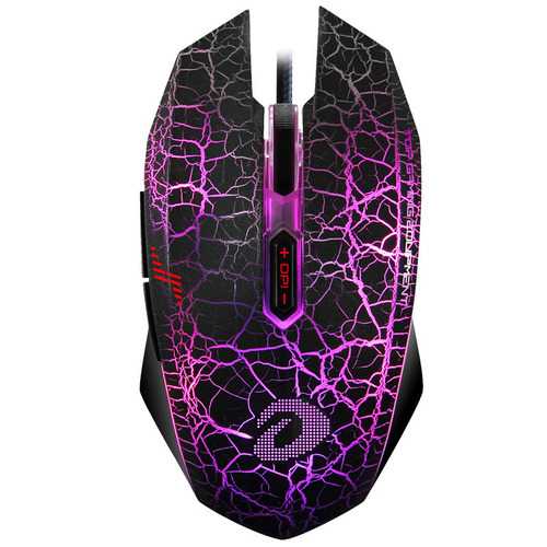 Dareu EM915 Professional 4000 DPI Optical Gaming Mouse with 7 Programmable Buttons & RGB Backlight - Perfect for PC Gaming, LOL, FPS, and Office Work
