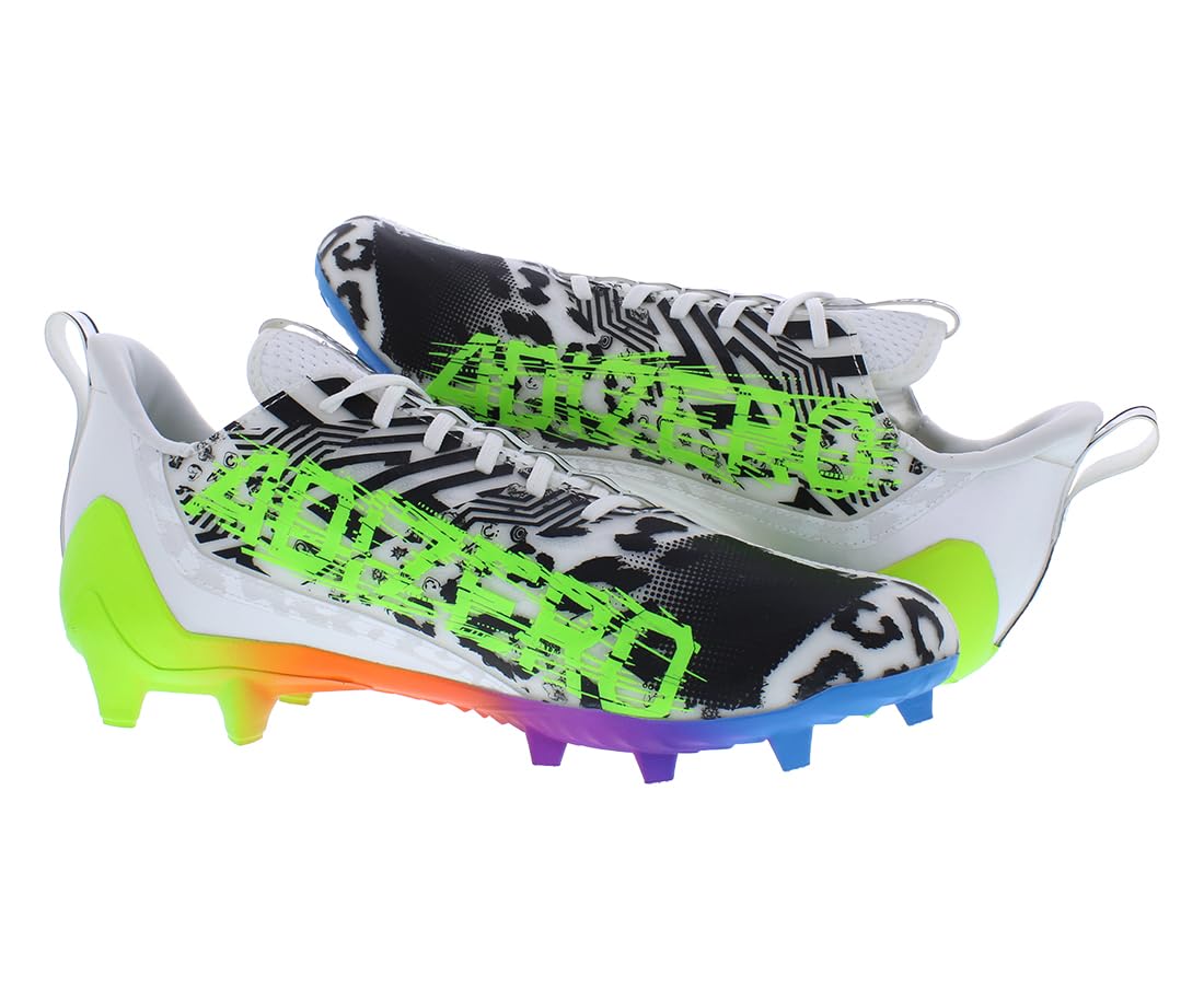 adidas Adizero 12.0 Mismatch Football Cleats for Men - Lightweight Performance Soccer Shoes for Speed & Agility - Perfect for Turf & Field Training, Games, and Competitive Matches