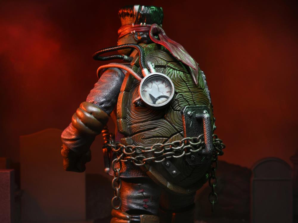 Universal Monsters x TMNT Ultimate Raphael as Frankenstein's Monster Collectible Action Figure - Perfect for Display, TMNT Fans & Horror Collectors