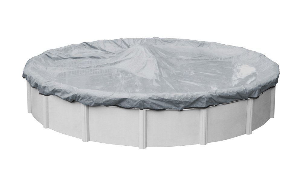 Robelle 3028-4 Ultra Winter Pool Cover for 28-Foot Round Above Ground Swimming Pools | Heavy Duty Protection | Cold Weather & Snow Resistant | Perfect for Winterizing Backyard Pools